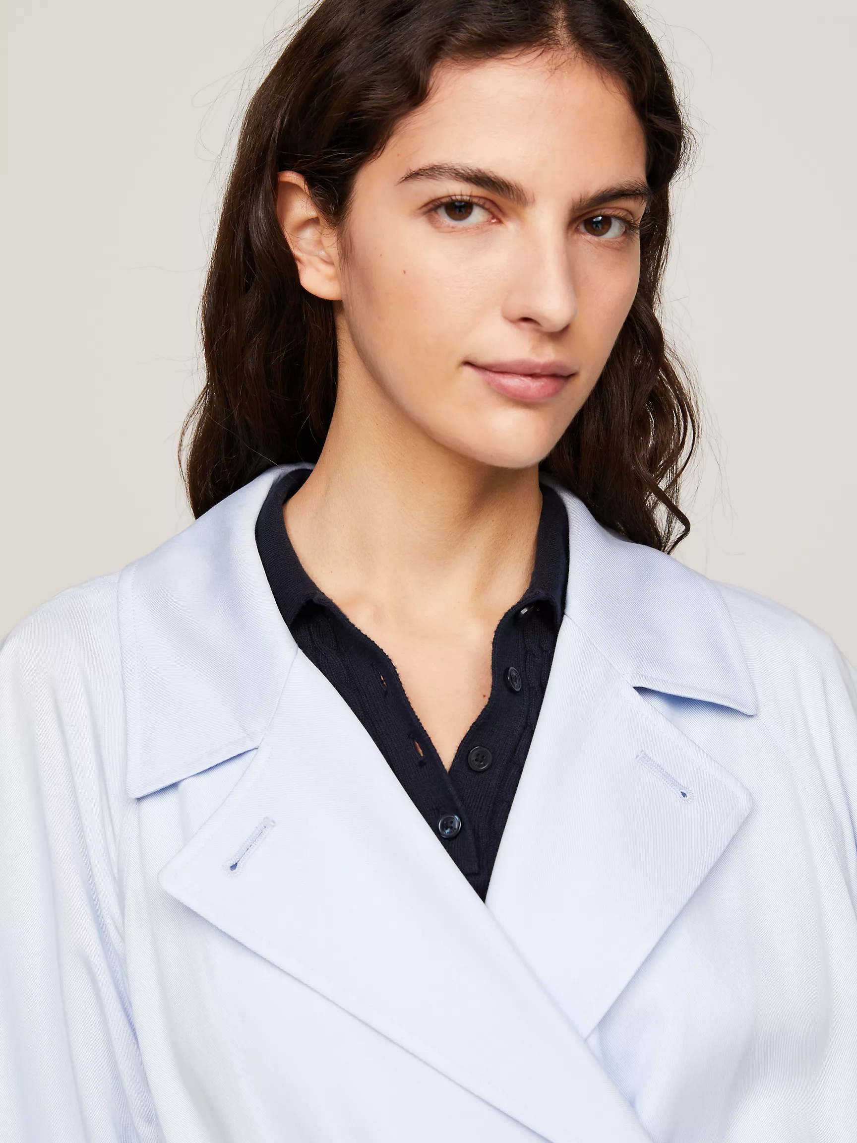 Женское пальто Tommy Hilfiger, Двубортный тренч свободного кроя