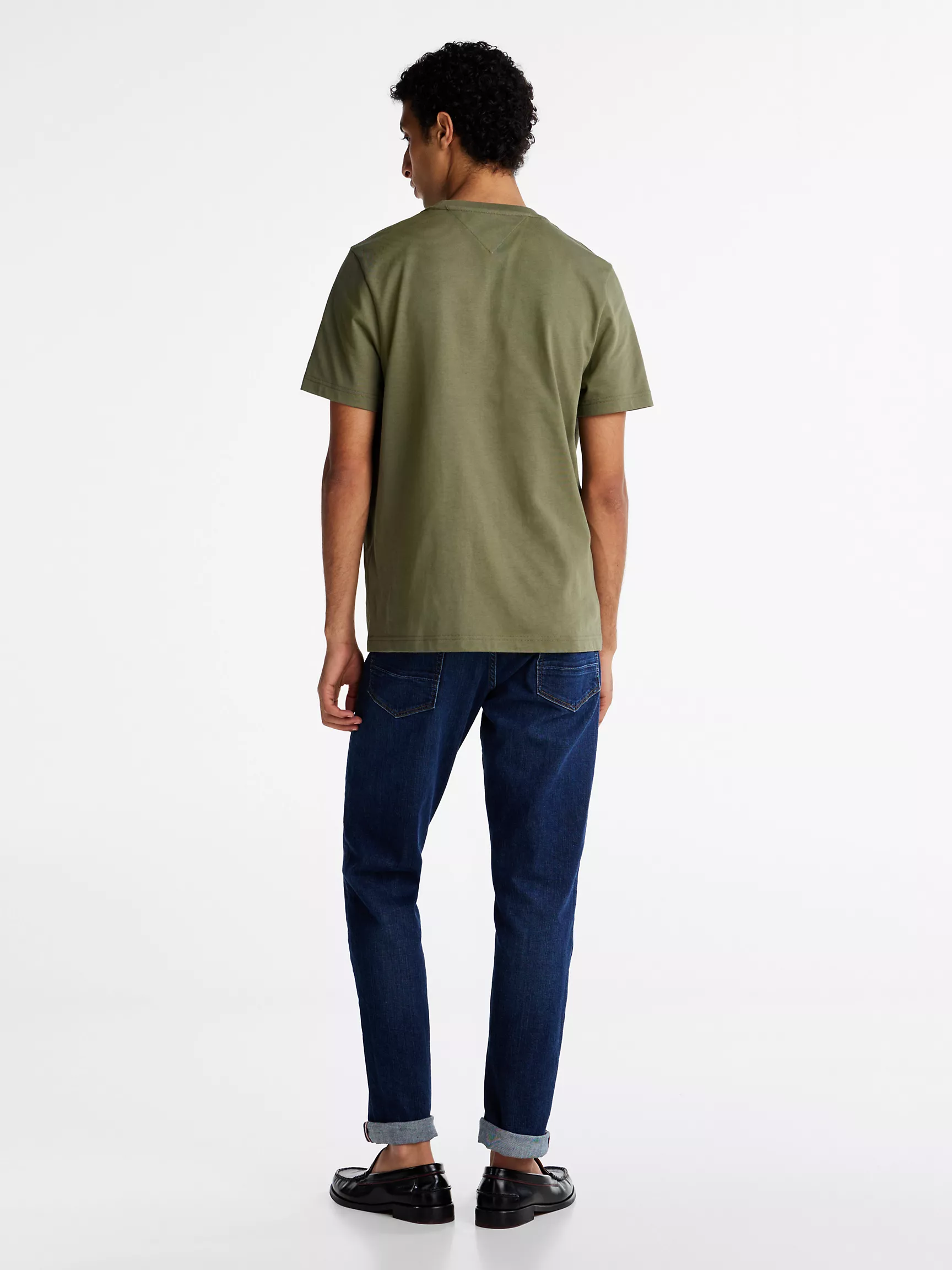 Мужская футболка Tommy Hilfiger, Футболка с логотипом в виде коробки Hilfiger