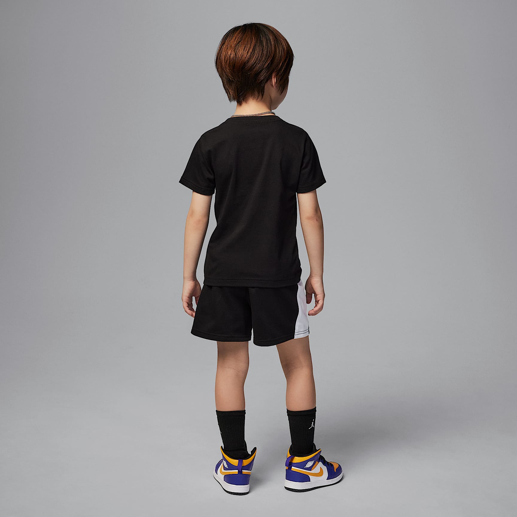 Jordan Little Kids' Bball Fire Mixed 2-Piece Shorts Set