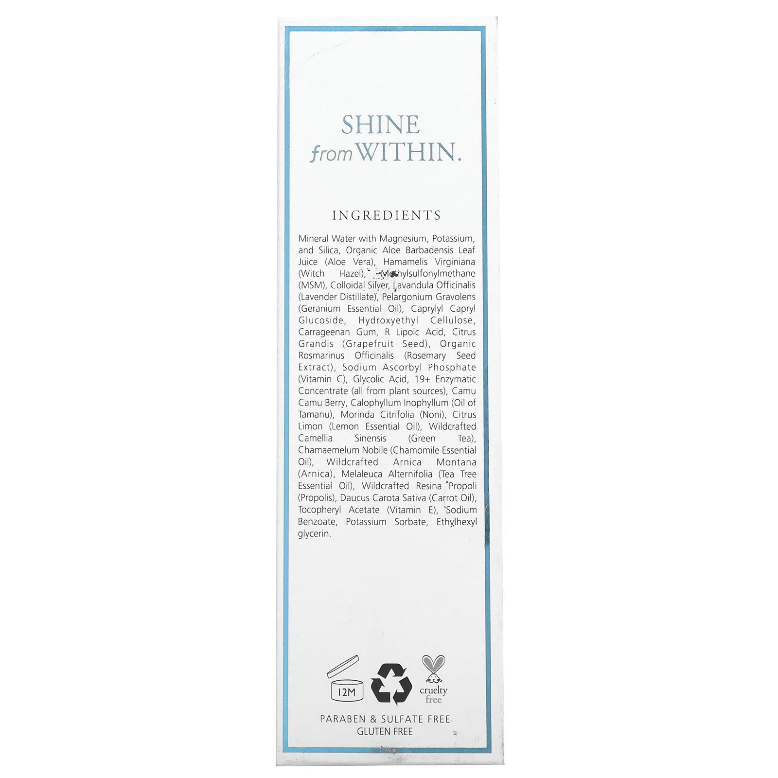 Jeffrey James Botanicals, Тоник, освежающий чистящий аэрозоль, 4 унции (118 мл)