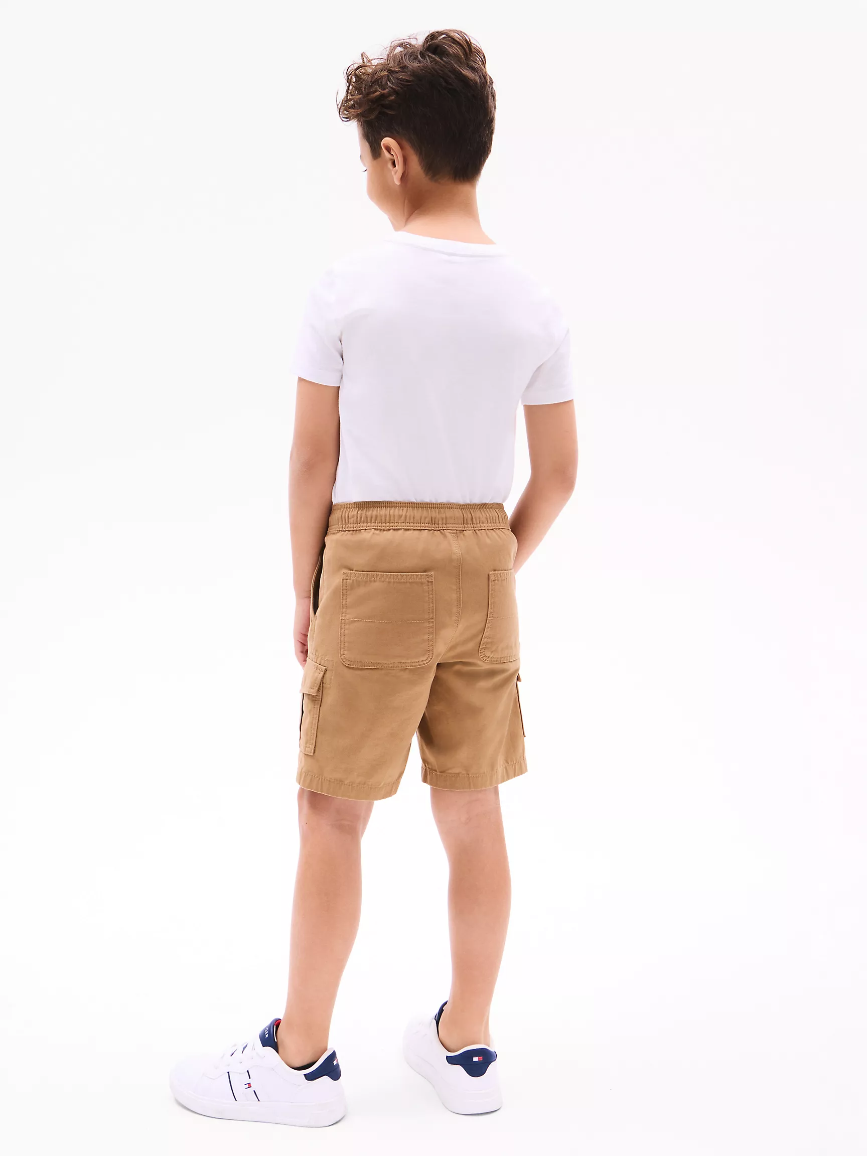 Короткие шорты для мальчиков Tommy Hilfiger, Детские карго-шорты с завязками