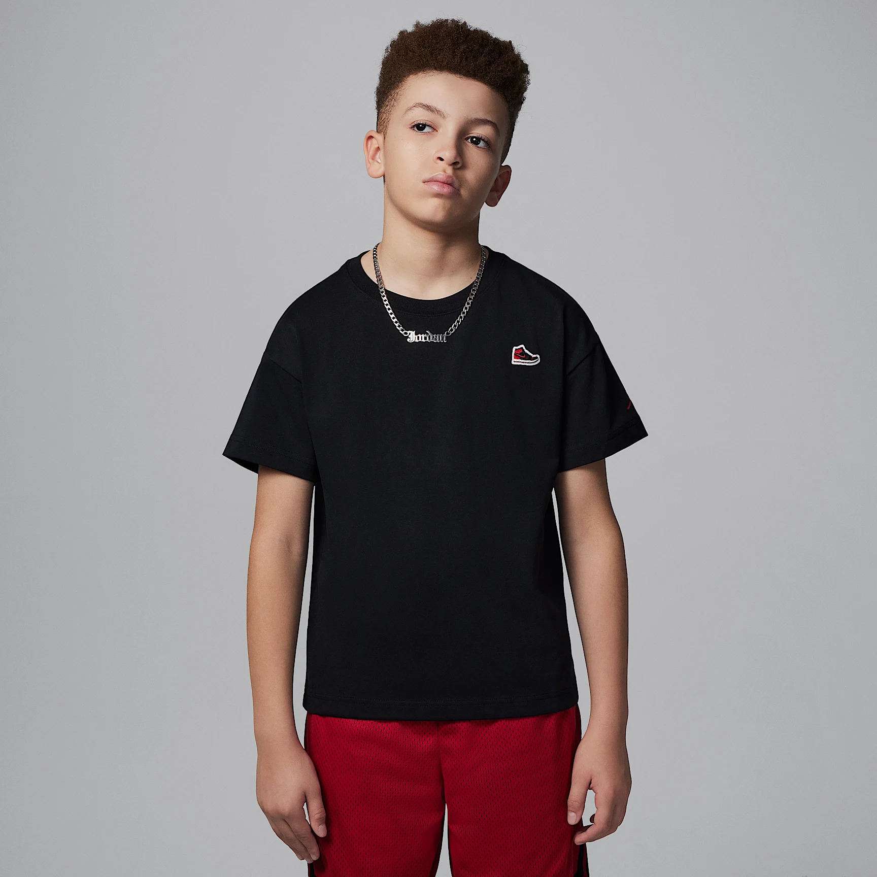 Air Jordan 1 Big Kids' Patch T-Shirt