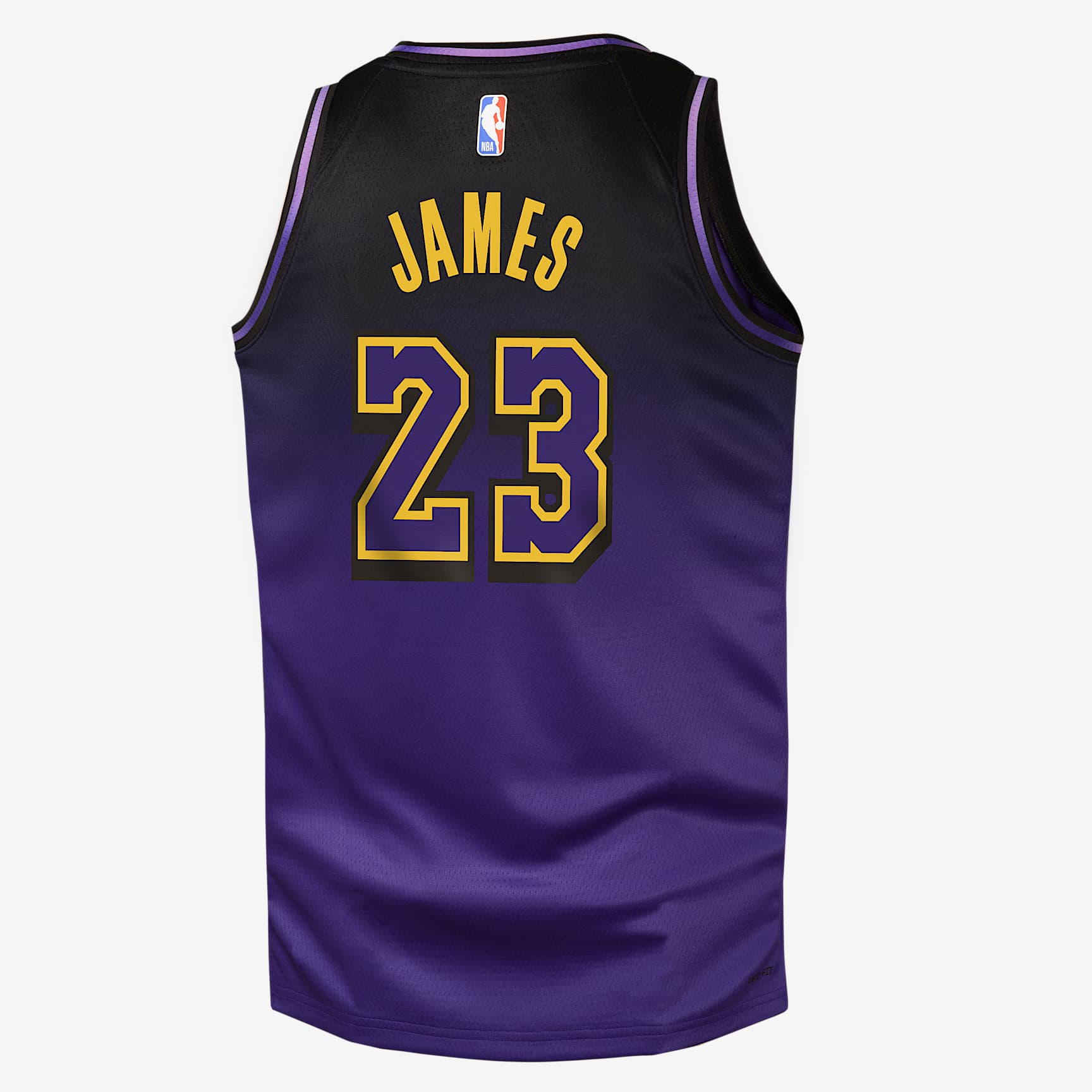 LeBron James Los Angeles Lakers 2024/25 City Edition Big Kids' Nike Dri-FIT NBA Swingman Jersey