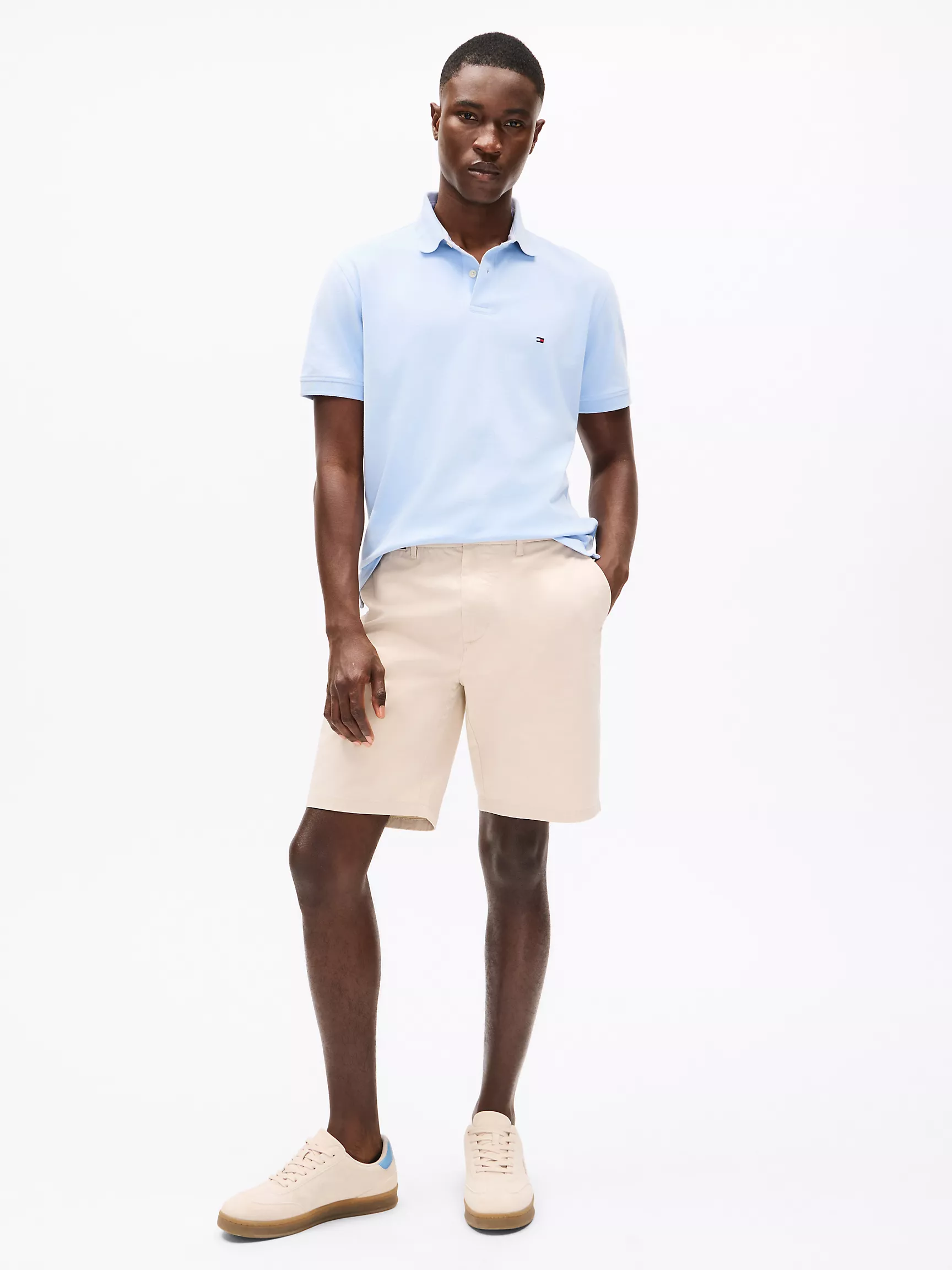 Мужское поло Tommy Hilfiger, Эластичное поло стандартного кроя Tommy