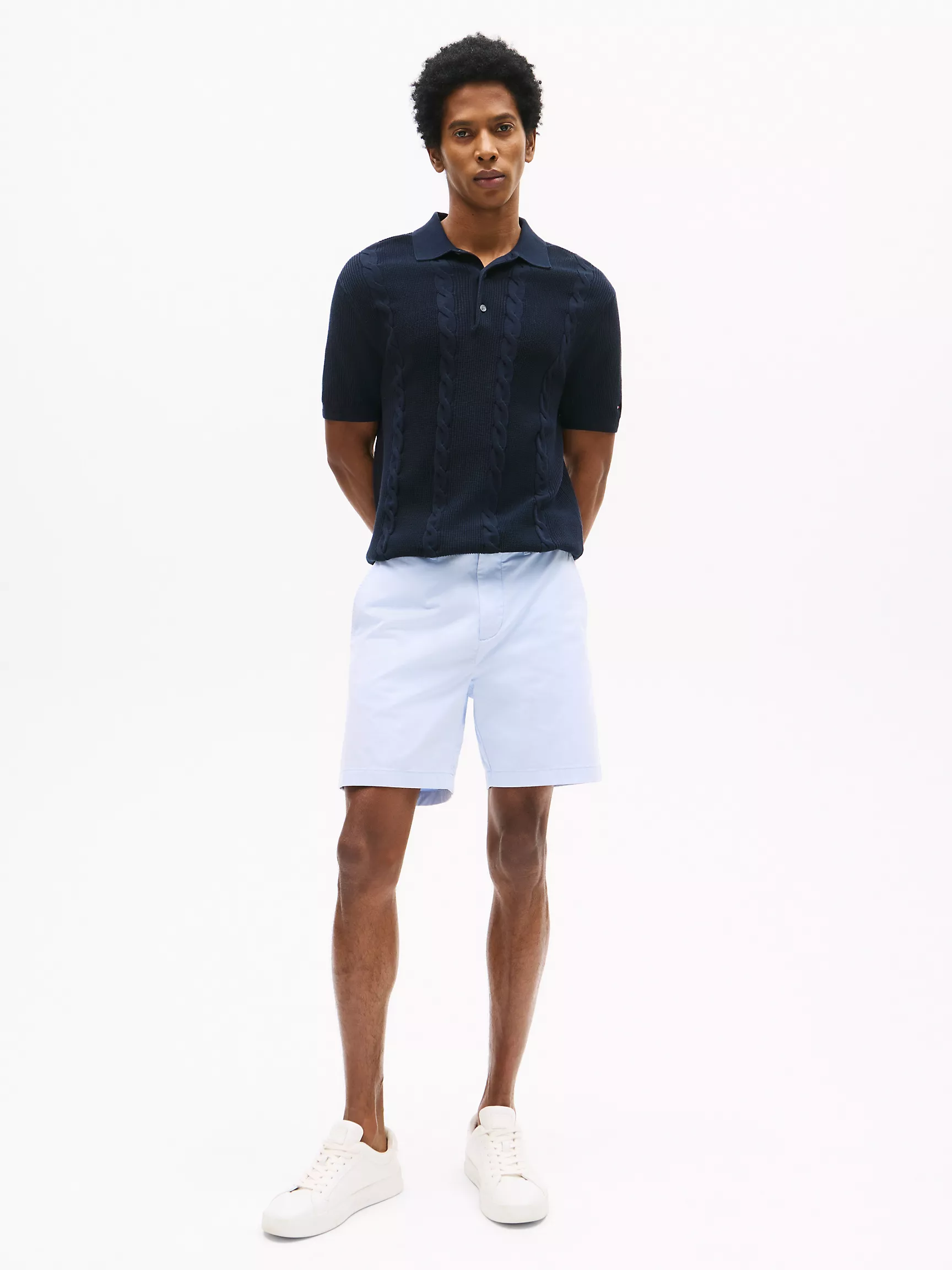 Мужские шорты Tommy Hilfiger, Комфортные эластичные шорты стандартного кроя (7 дюймов)