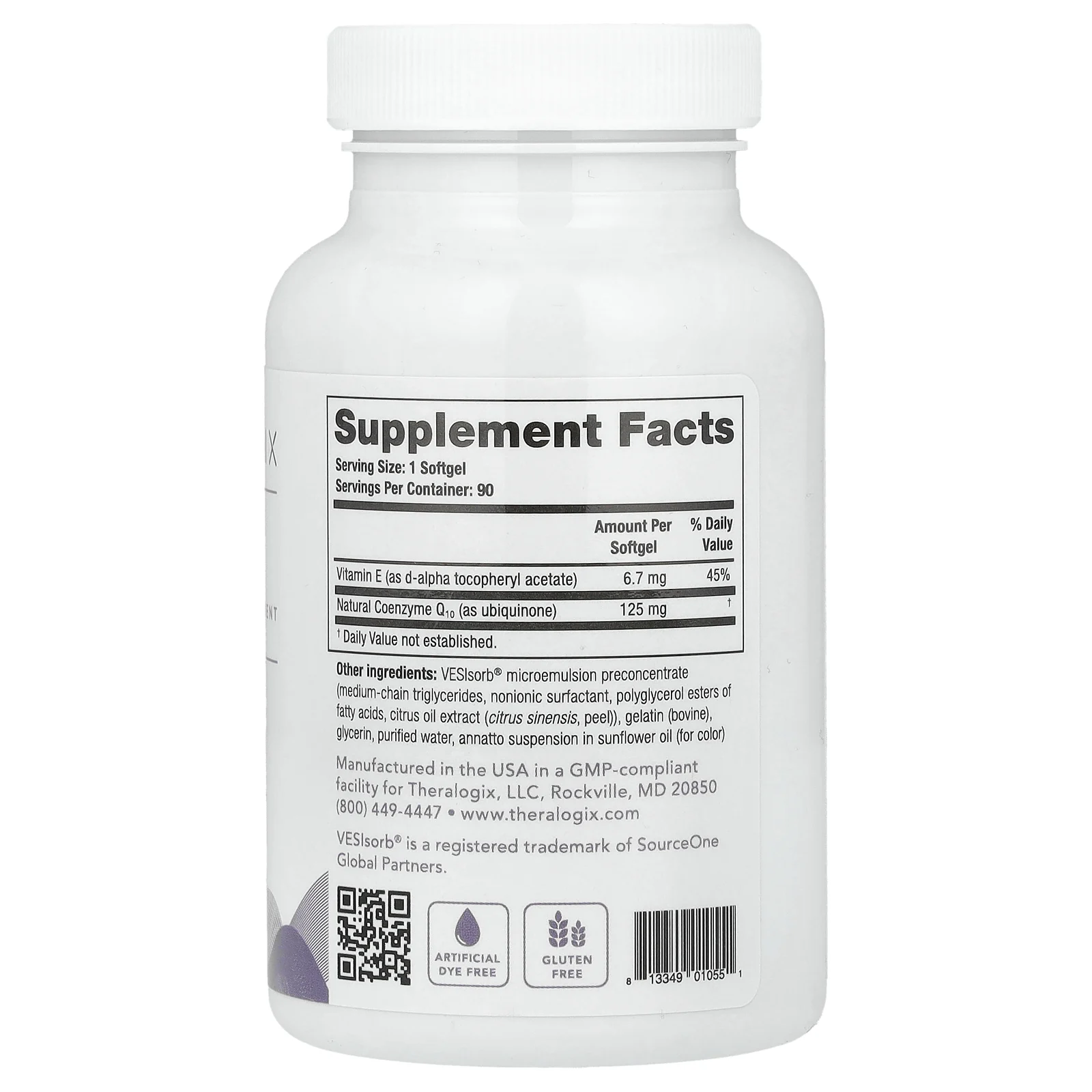 Theralogix, NeoQ10`` 90 мягких таблеток