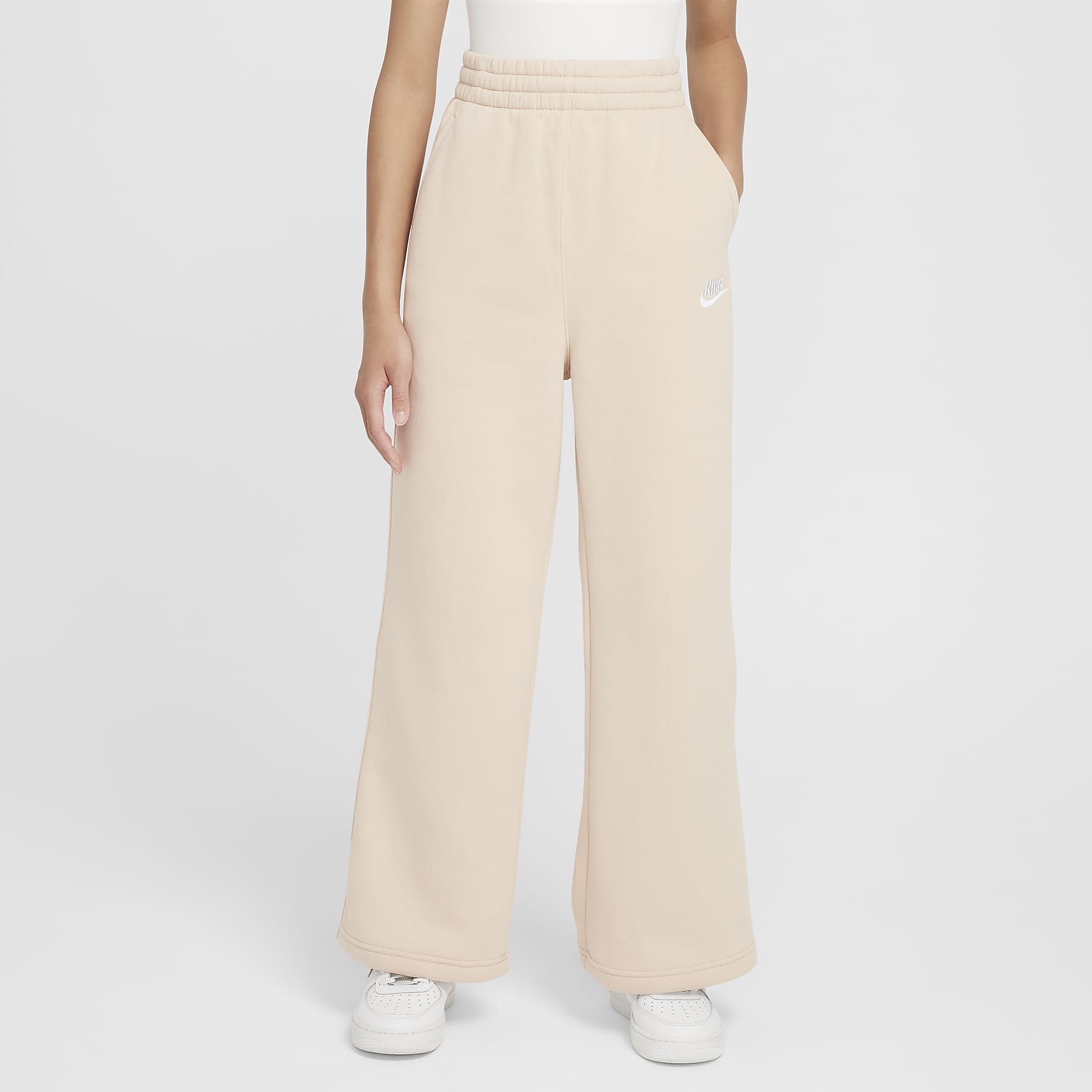 Nike Sportswear Club Fleece Girls' Wide-Leg Pants