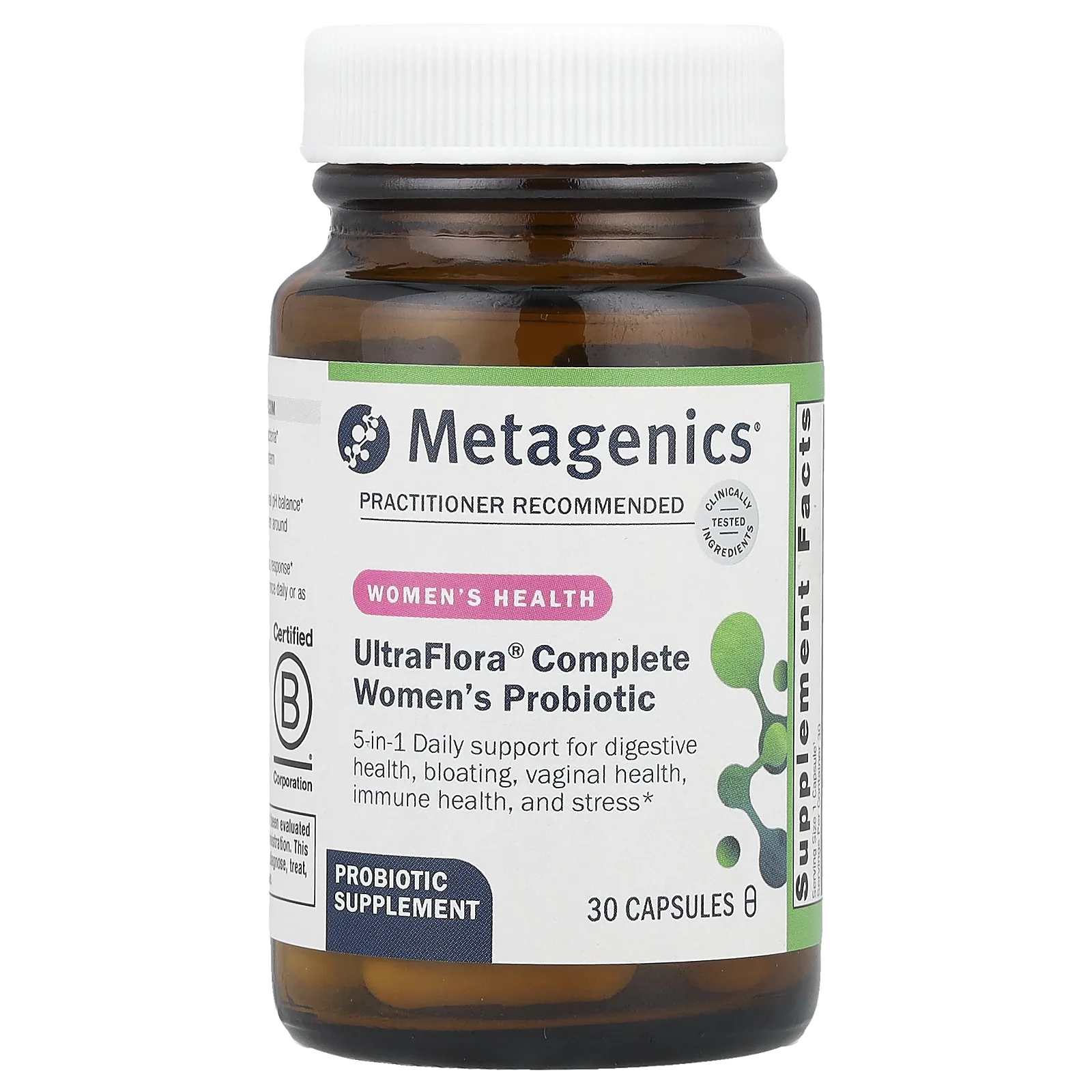 Metagenics, UltraFlora® Complete Women's Probiotic, пробиотик для женщин, 30 капсул