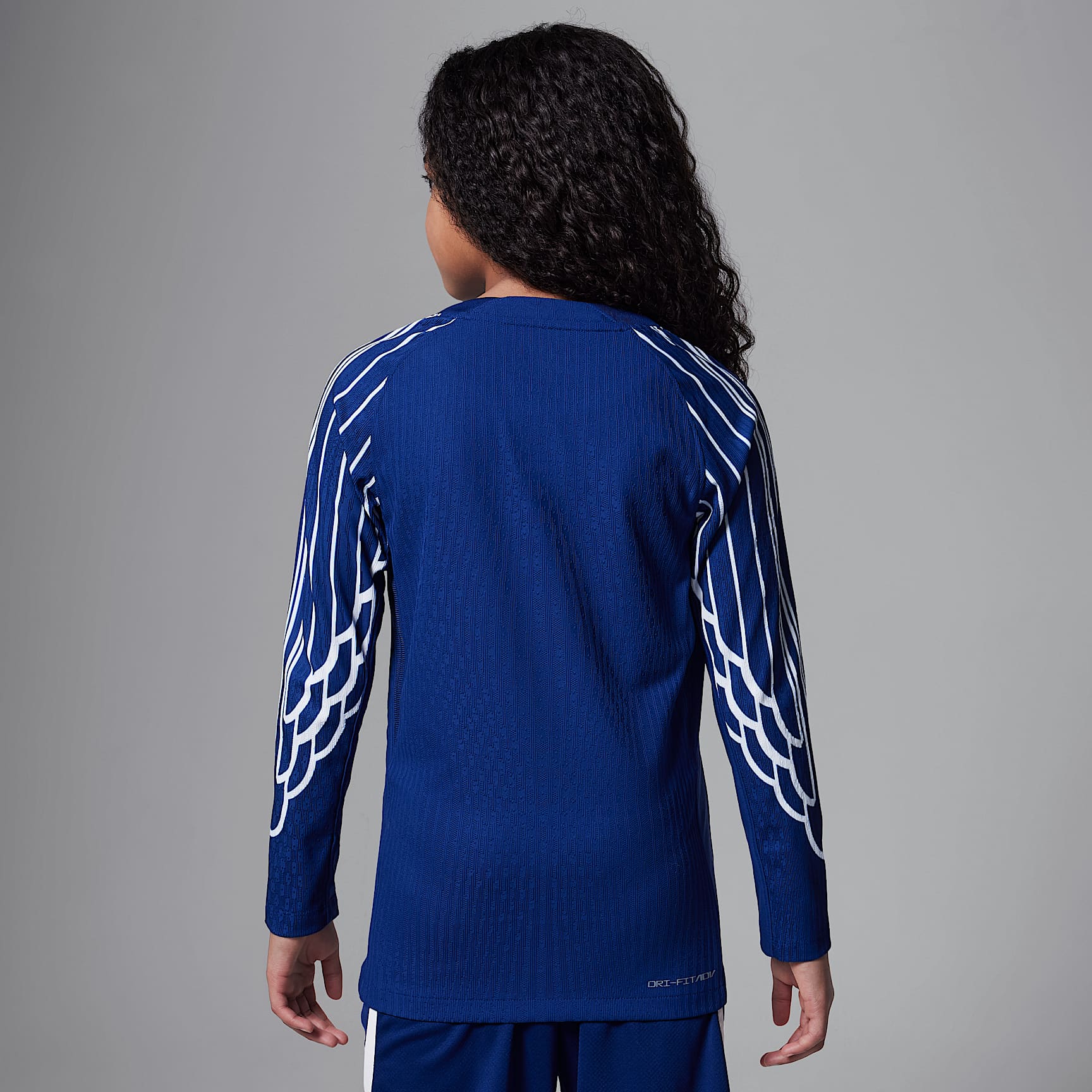 Paris Saint-Germain 2024/25 Match Fourth Big Kids' Jordan Dri-FIT ADV Soccer Authentic Long-Sleeve Jersey