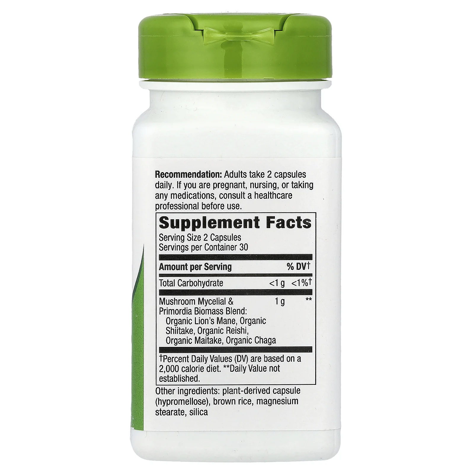 Nature's Way, смесь из 5 грибов, 60 капсул