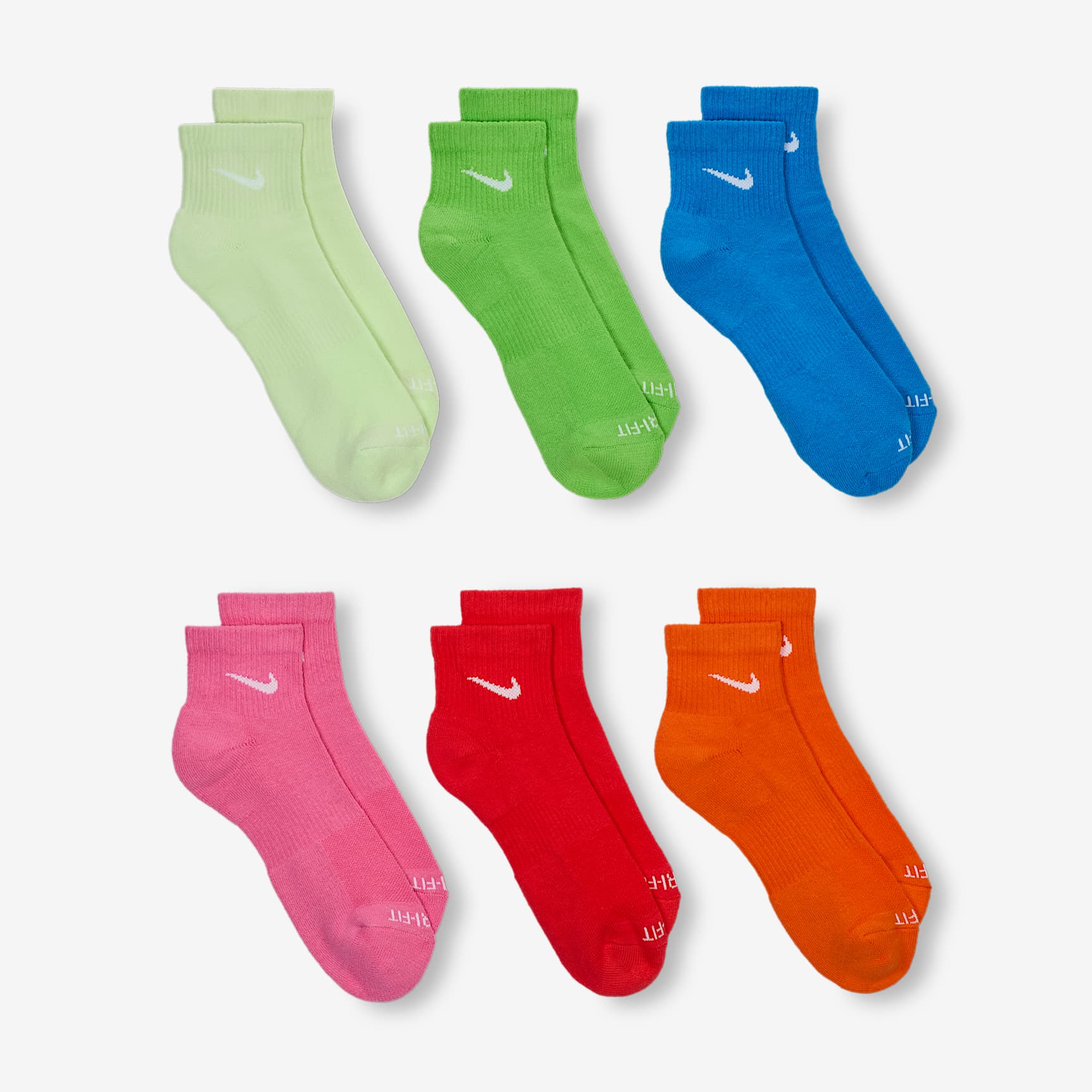 Nike Everyday Plus Cushioned Training Ankle Socks (6 Pairs)