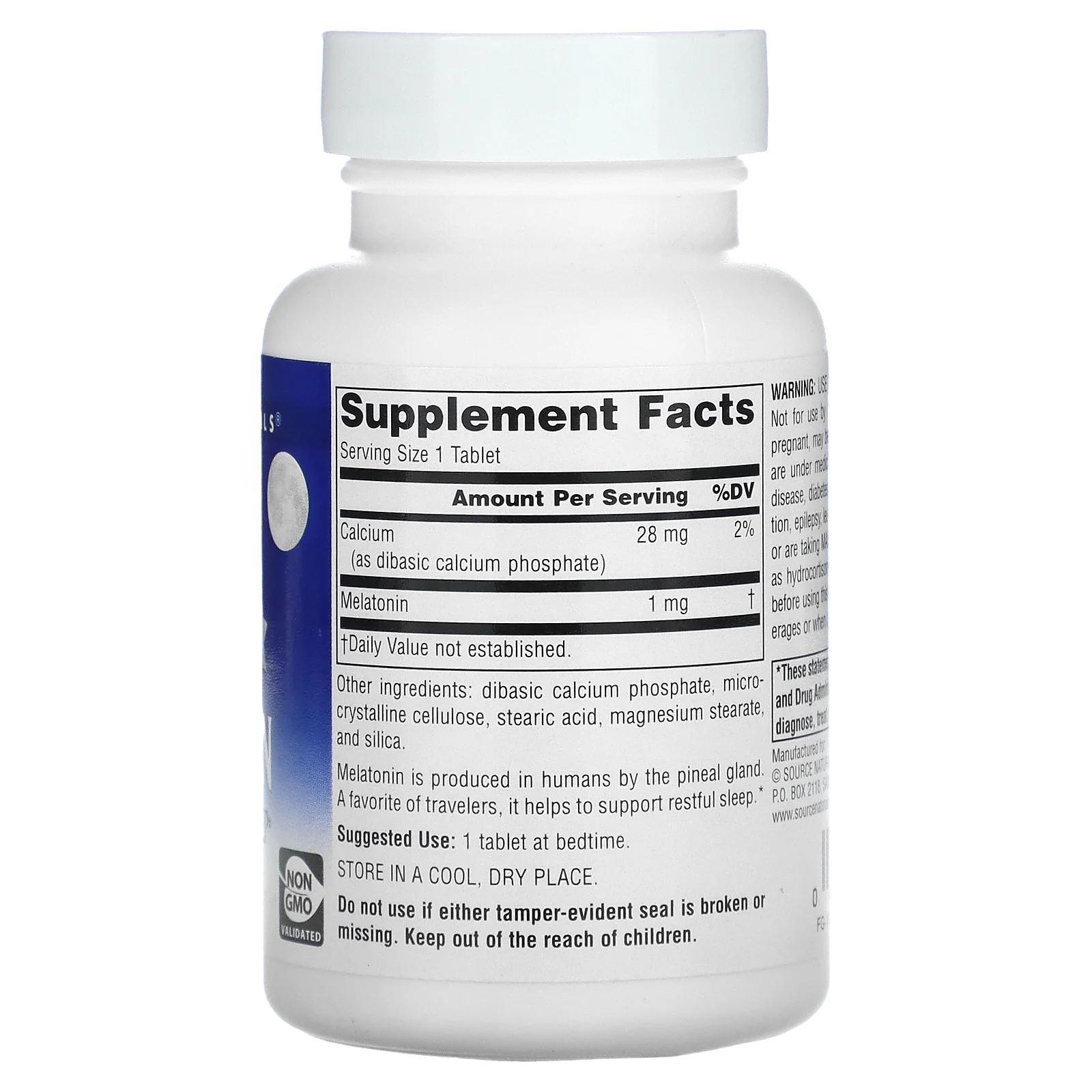 Source Naturals, Sleep Science, мелатонин, 1 мг, 300 таблеток