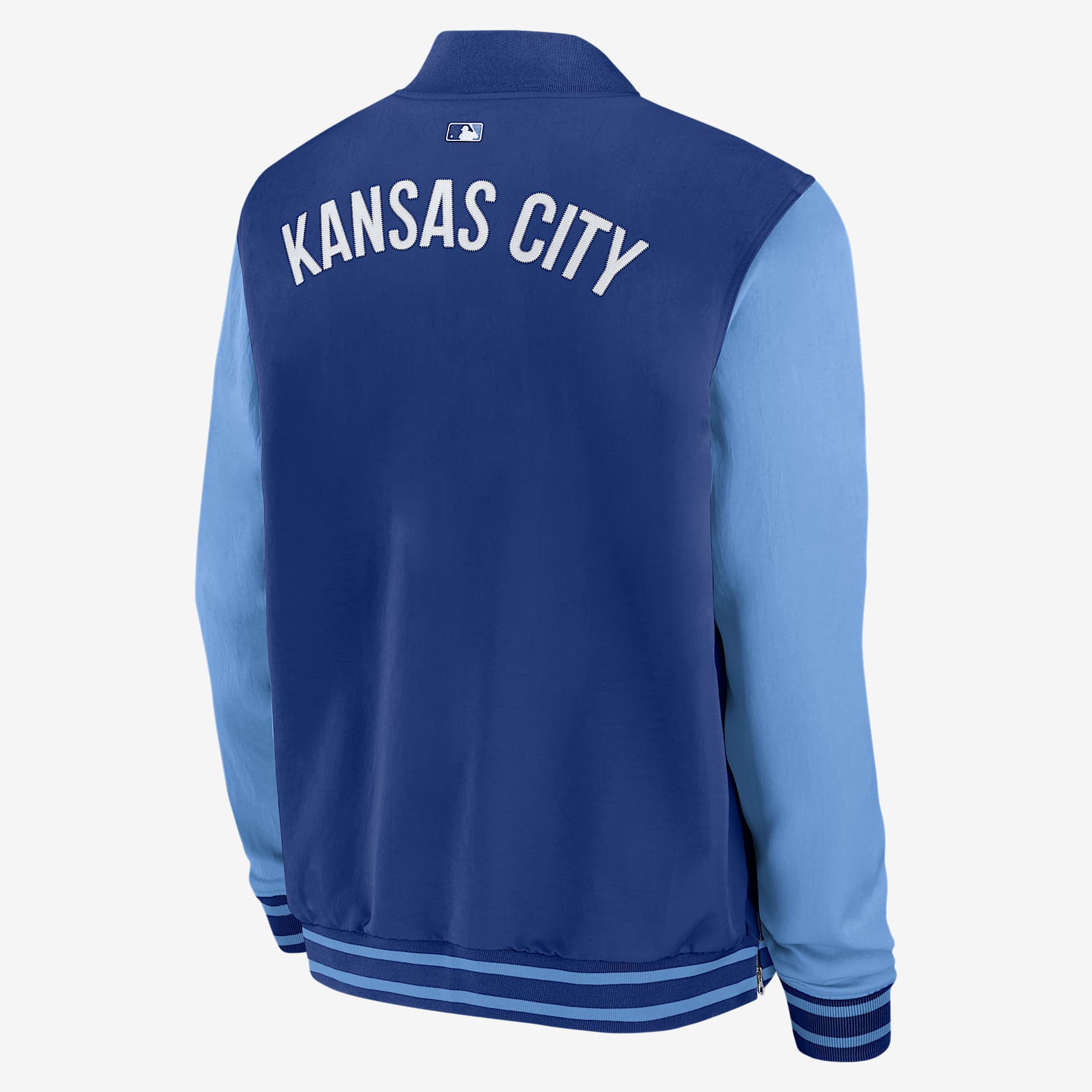 Kansas City Royals Authentic Collection Dugout Men's Nike MLB Full-Zip Bomber Jacket