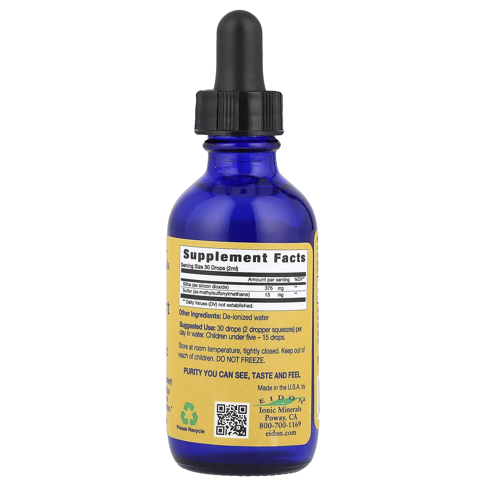 Eidon Ionic Minerals, Поддержка суставов, жидкий концентрат, 60 мл (2 унции)