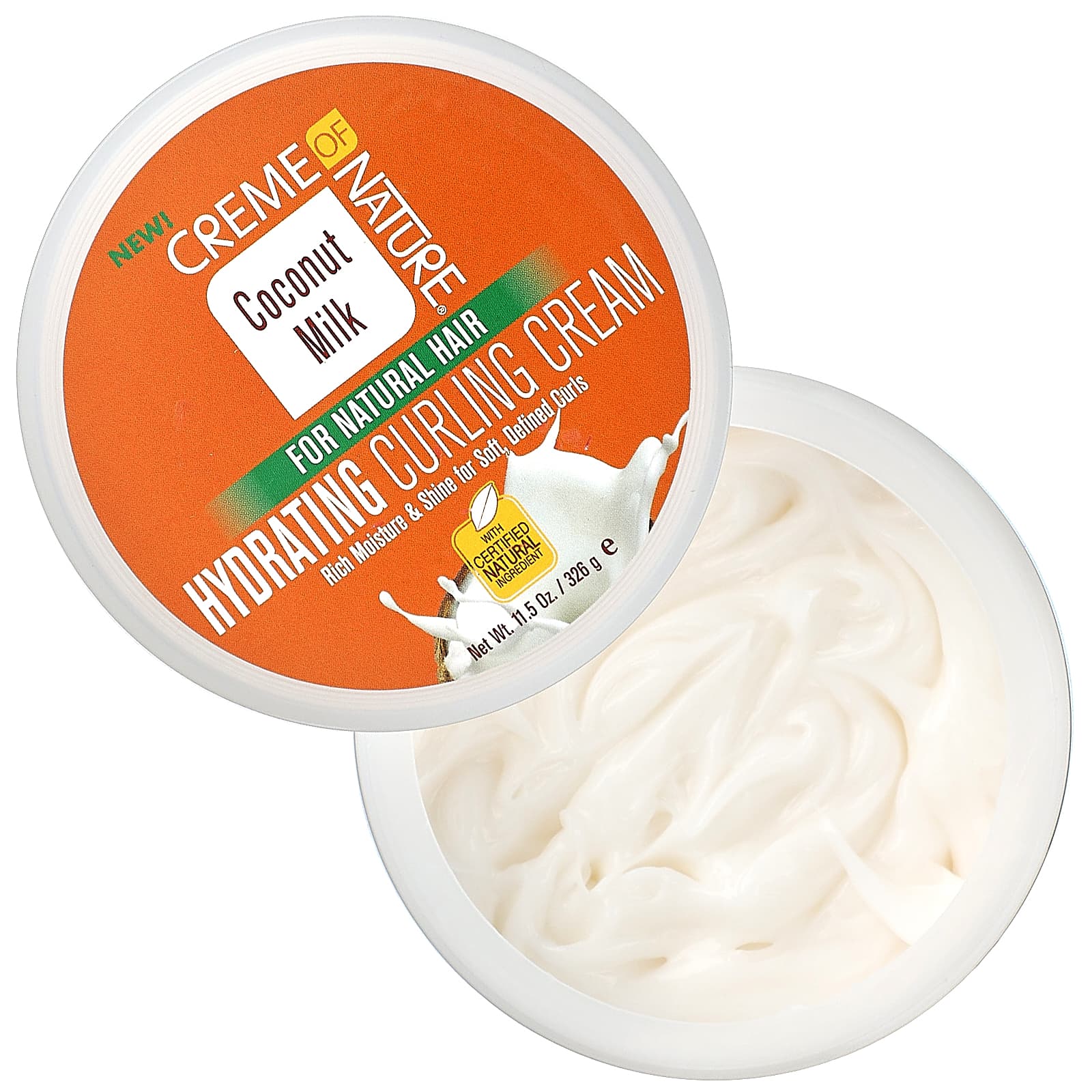 Creme Of Nature, Coconut Milk, увлажняющий крем для завивки натуральных волос, 326 г (11,5 унции)