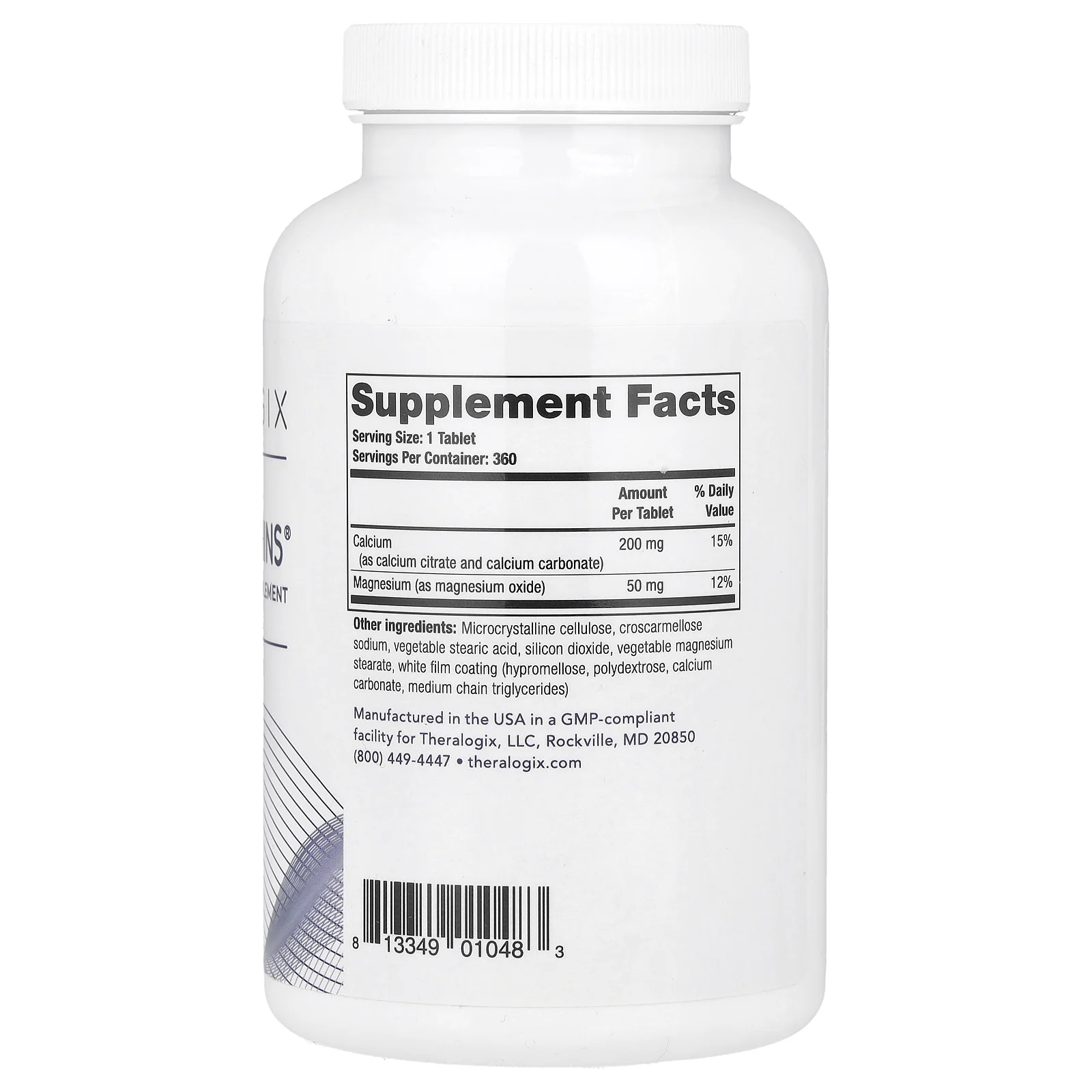 Theralogix, CalMag Thins`` 360 таблеток