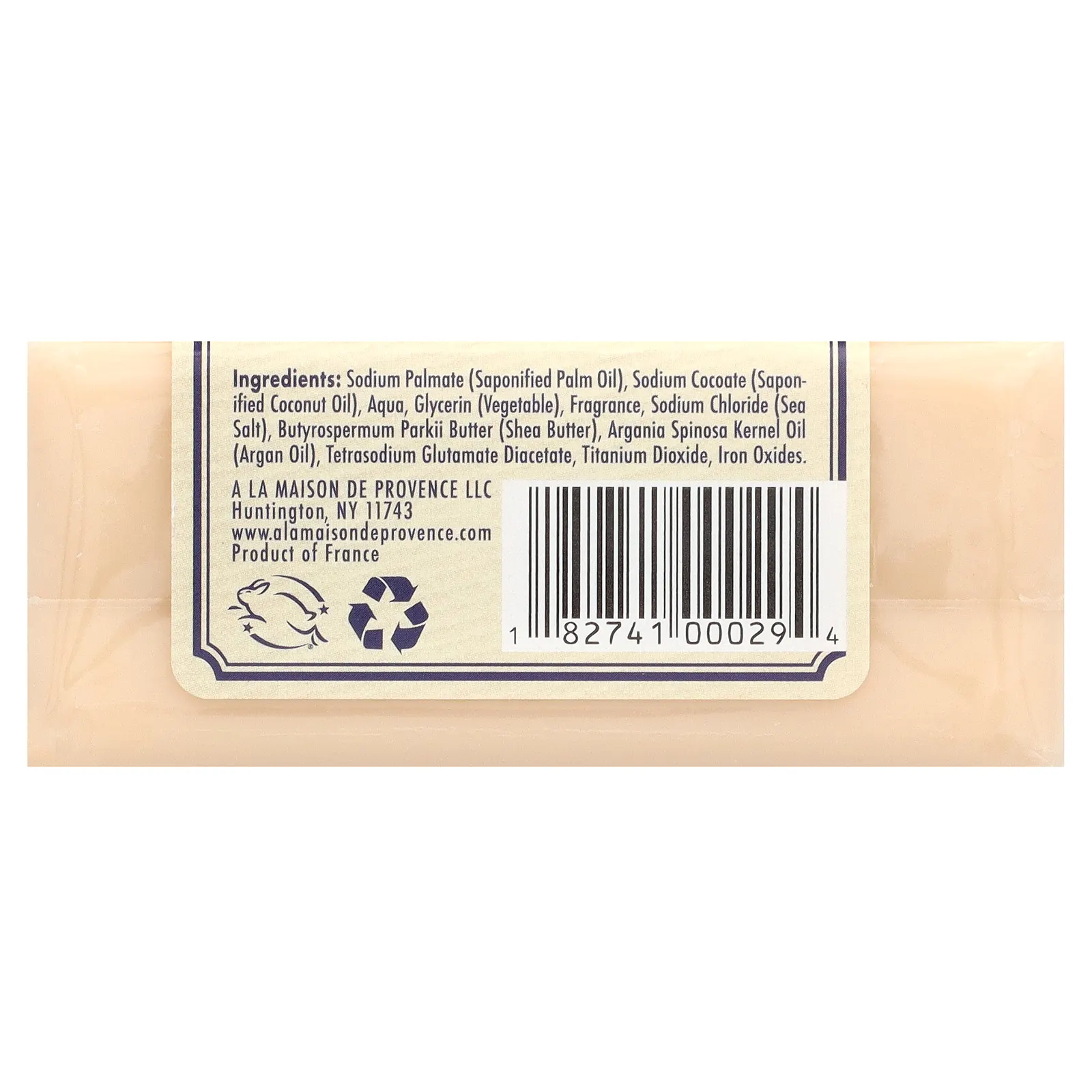 A La Maison de Provence, кусковое мыло для рук и тела, цветы лаванды, 250 г (8,8 унции)