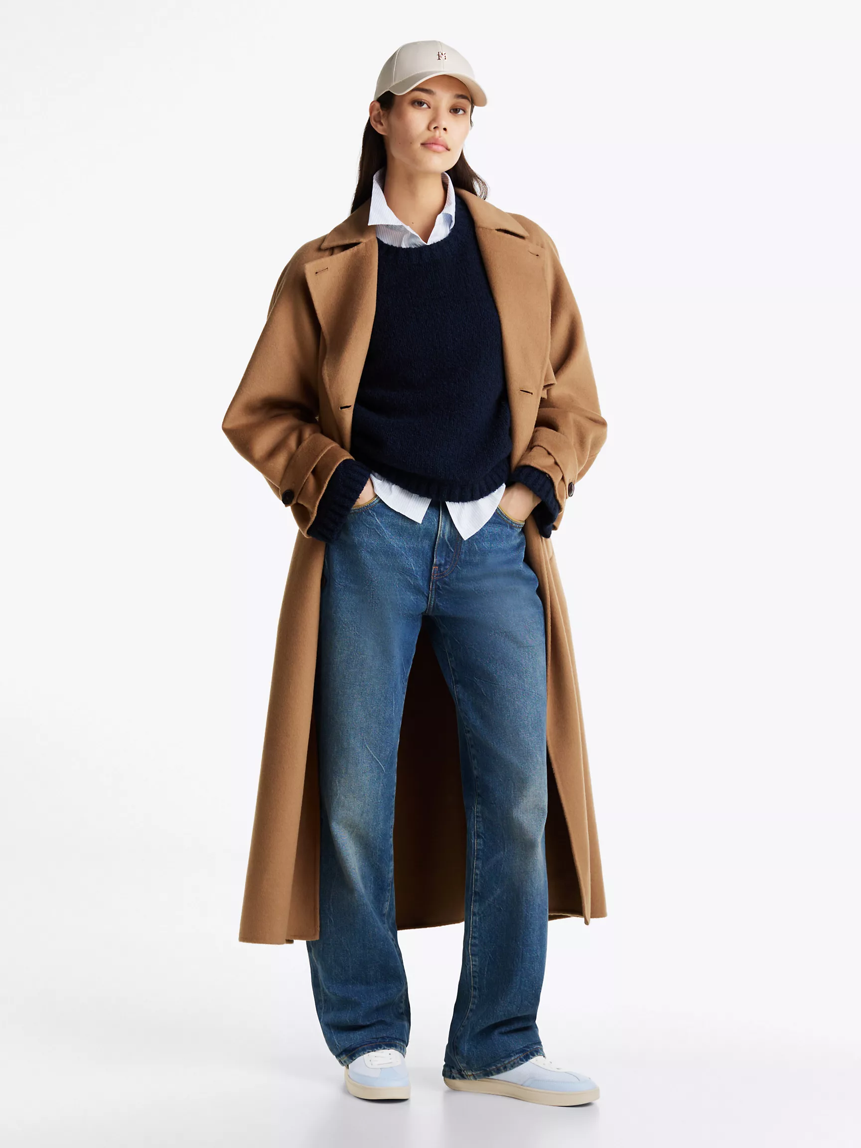 Мужские кроссовки Tommy Hilfiger, Перфорированные кроссовки с монограммным узором