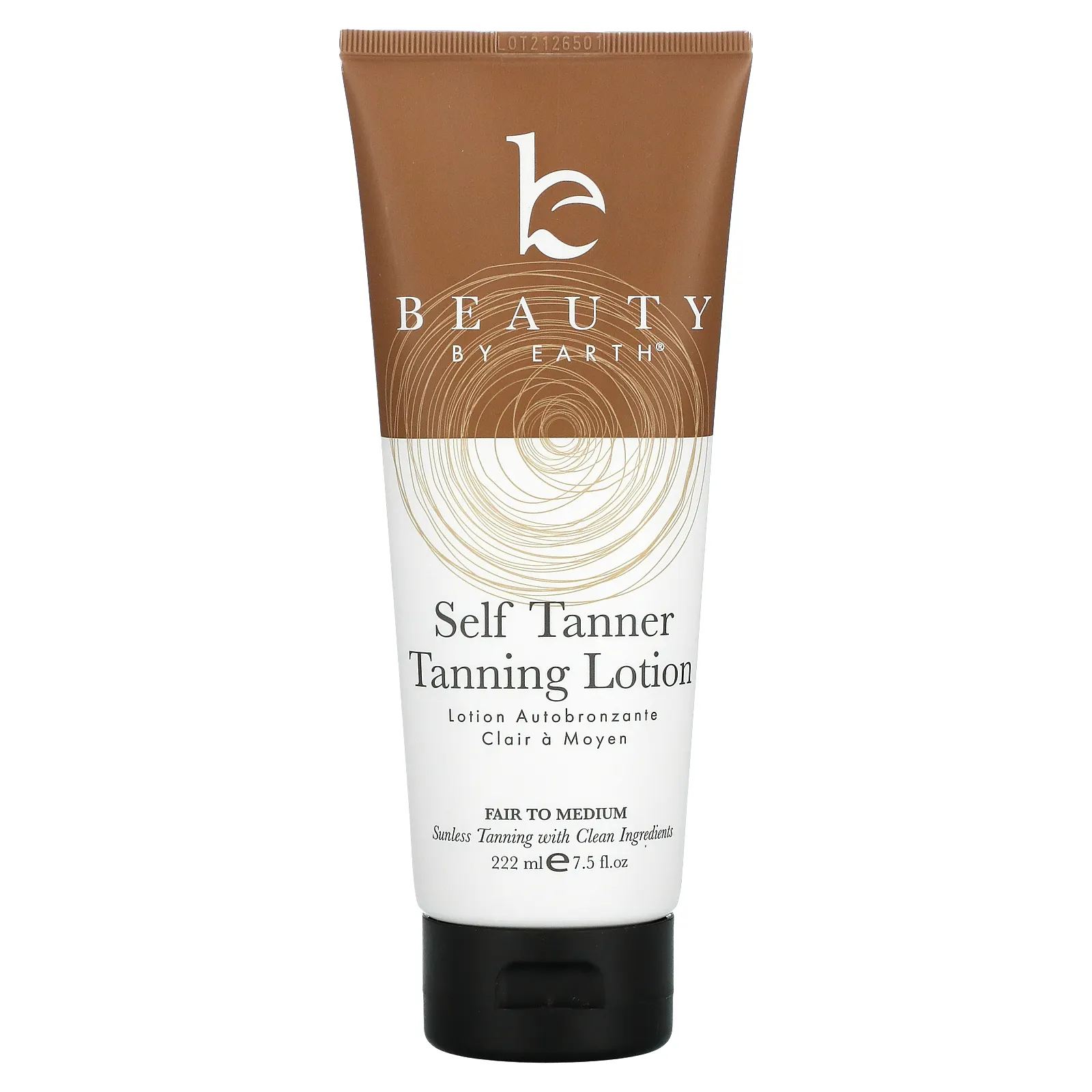 Beauty By Earth, автозагар, лосьон для загара, степень загара от умеренного до среднего, 222 мл (7,5 жидк. унции)