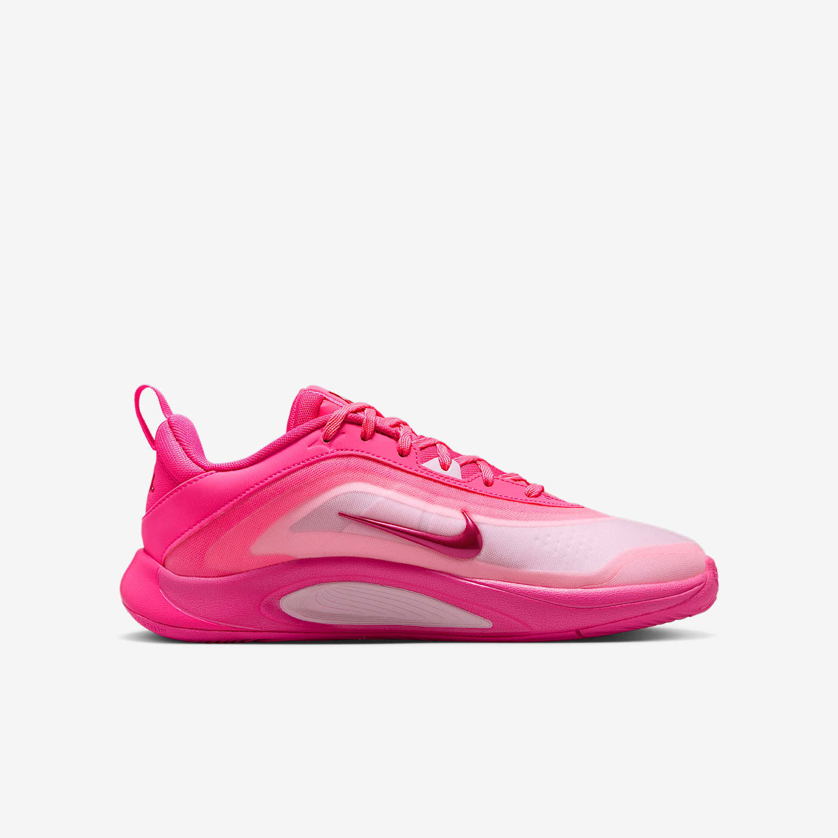 A'One "Pink A'ura" A'ja Wilson Big Kids' Basketball Shoes