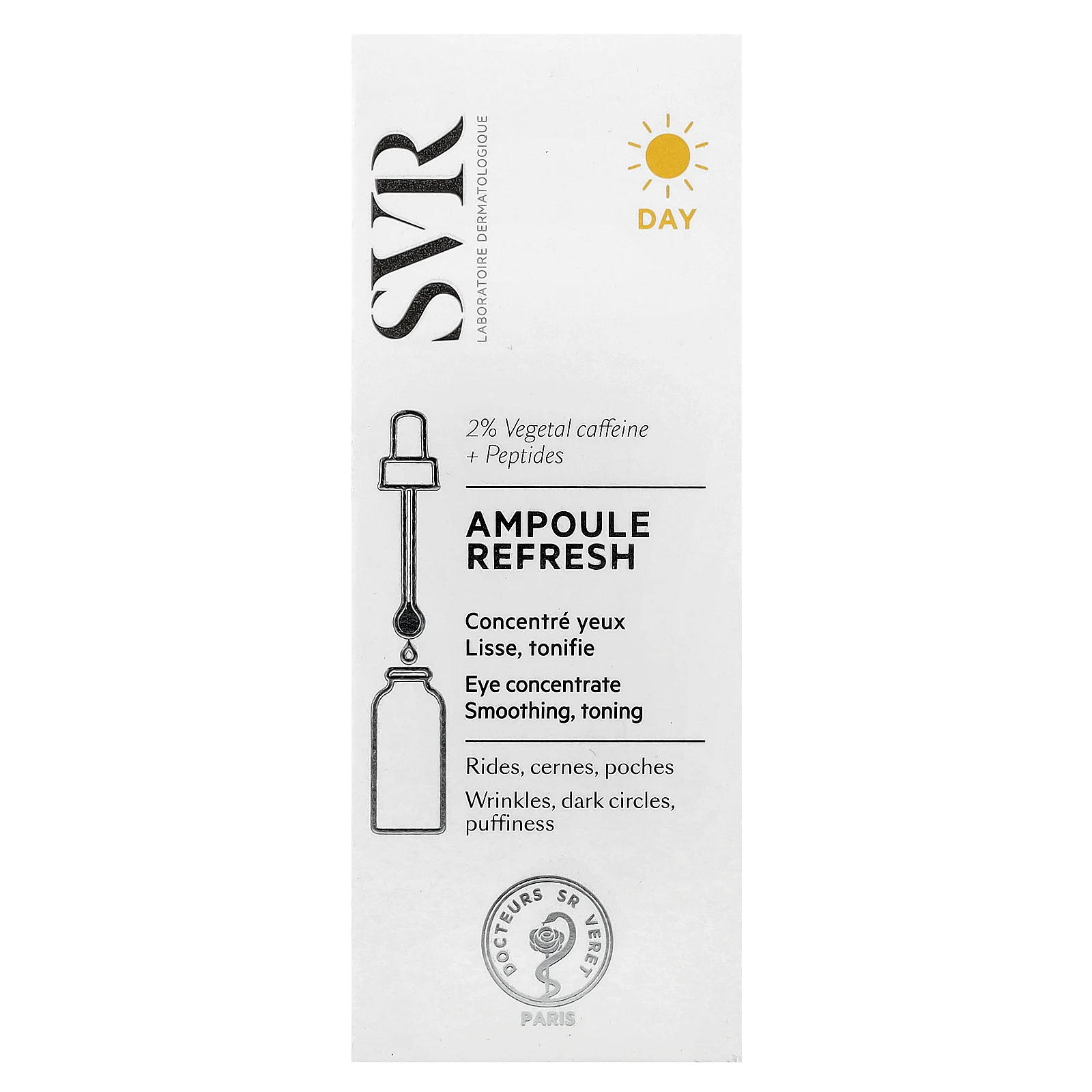 SVR, Ampoule Refresh, Day, 15 мл (0,51 жидк. Унции)