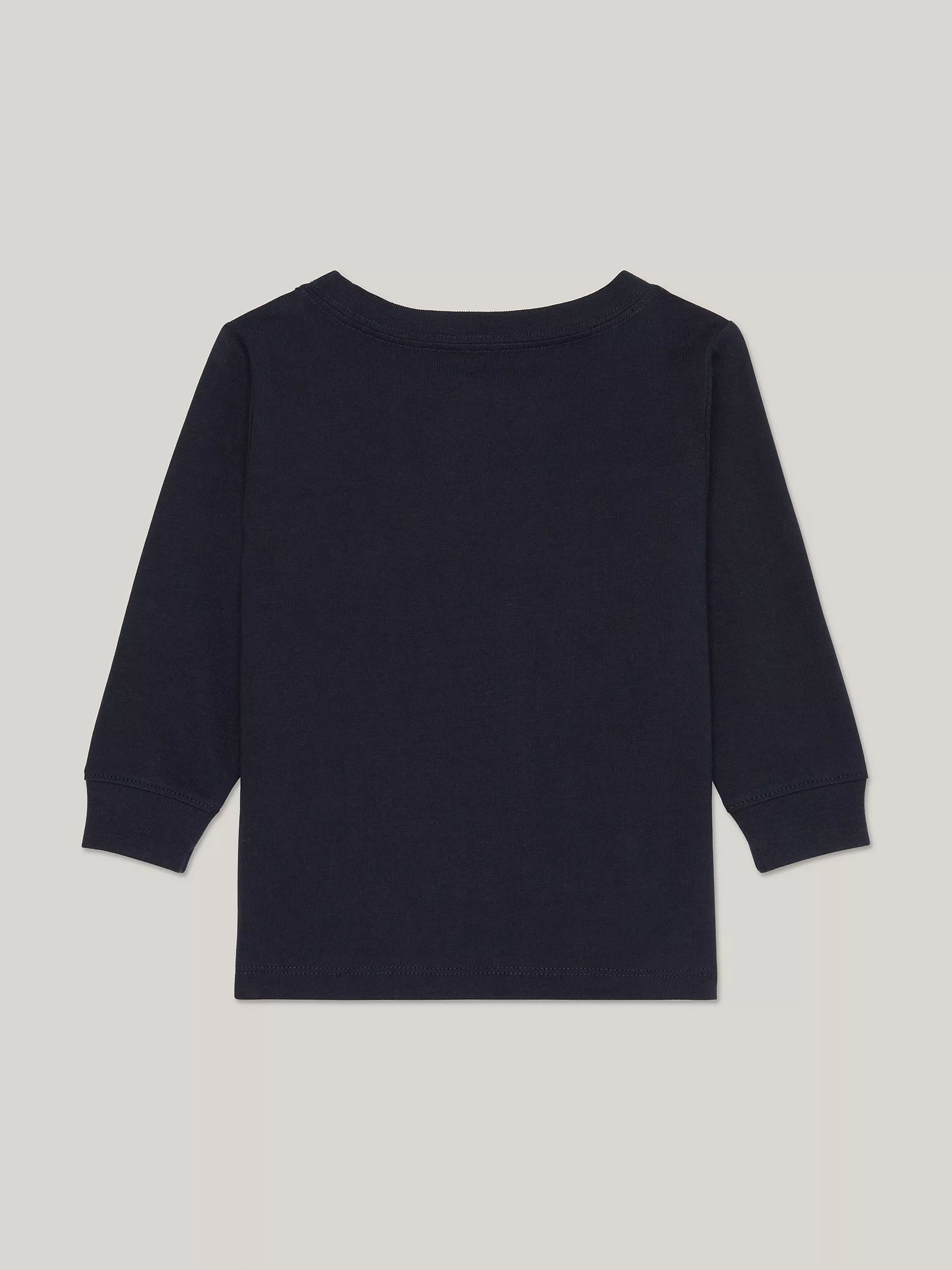 Футболка Tommy Hilfiger для мальчиков, Детская футболка с длинным рукавом и флаговым логотипом