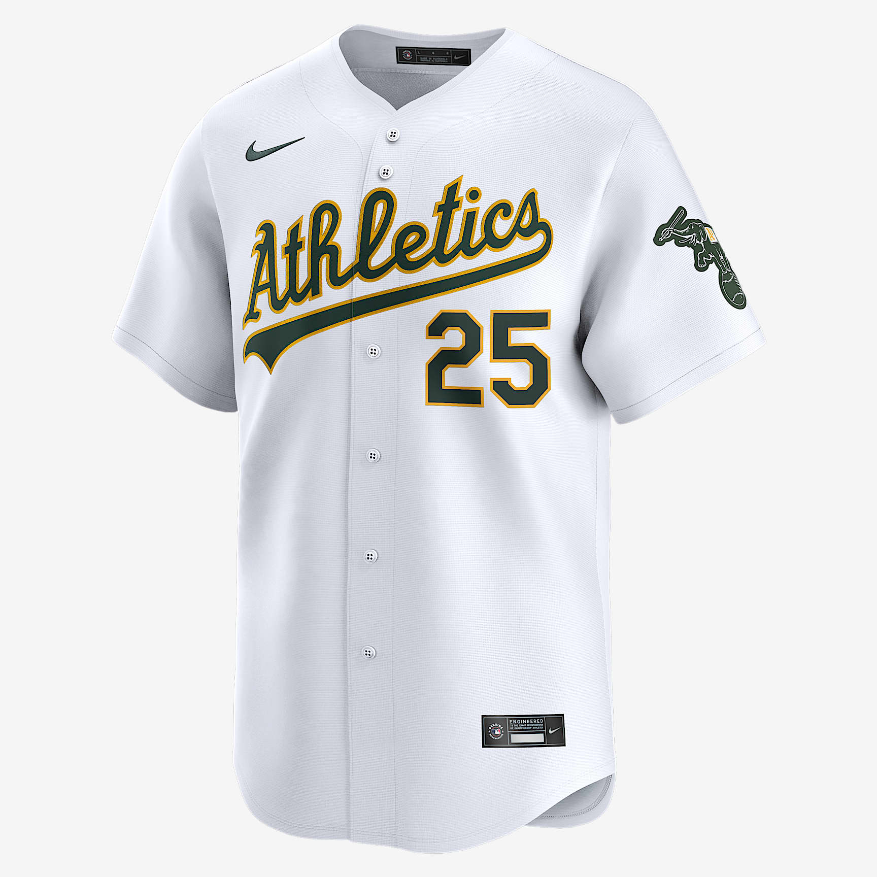 Brent Rooker Athletics Men's Nike Dri-FIT ADV MLB Limited Jersey