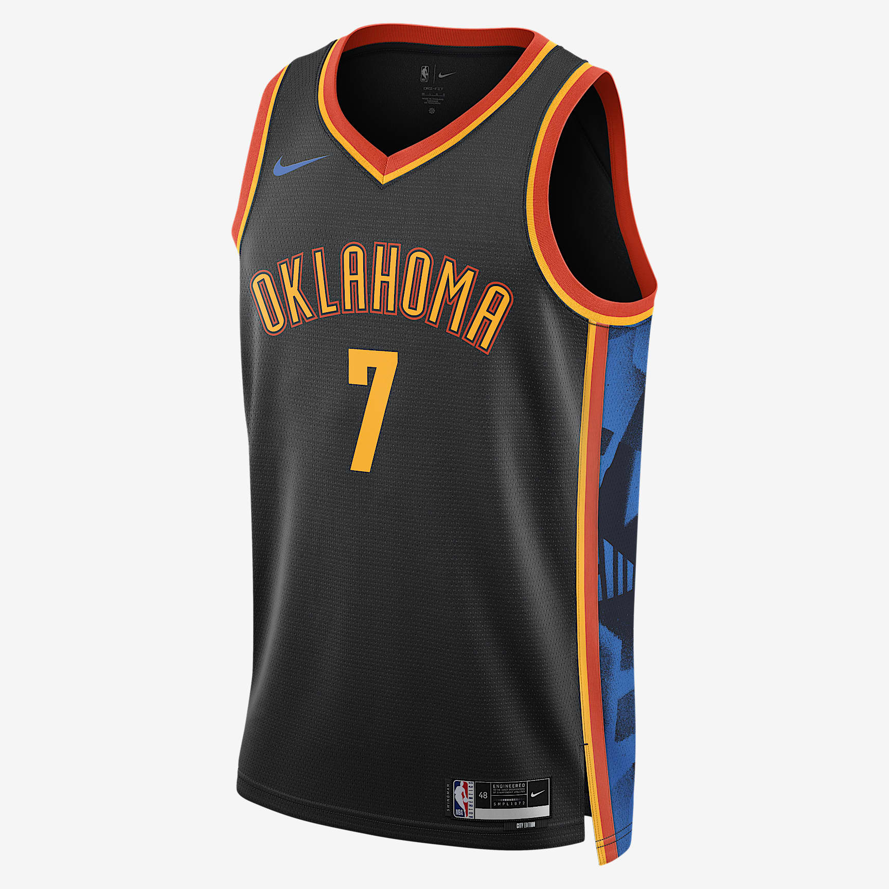 Shai Gilgeous-Alexander Oklahoma City Thunder 2024/25 City Edition Men's Nike Dri-FIT NBA Swingman Jersey