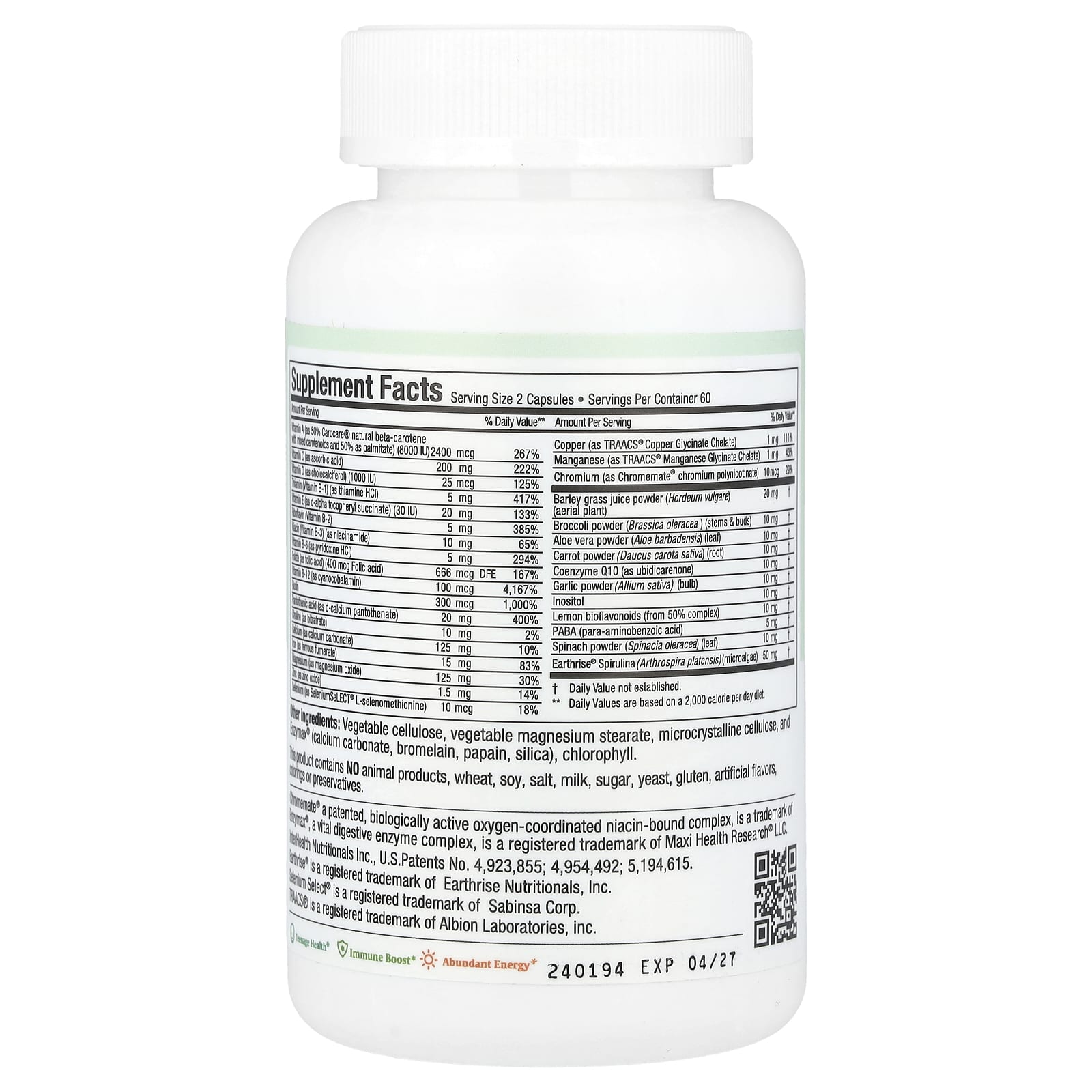 Maxi Health, Maxi Teen Supreme ™, для нее, 120 капсул