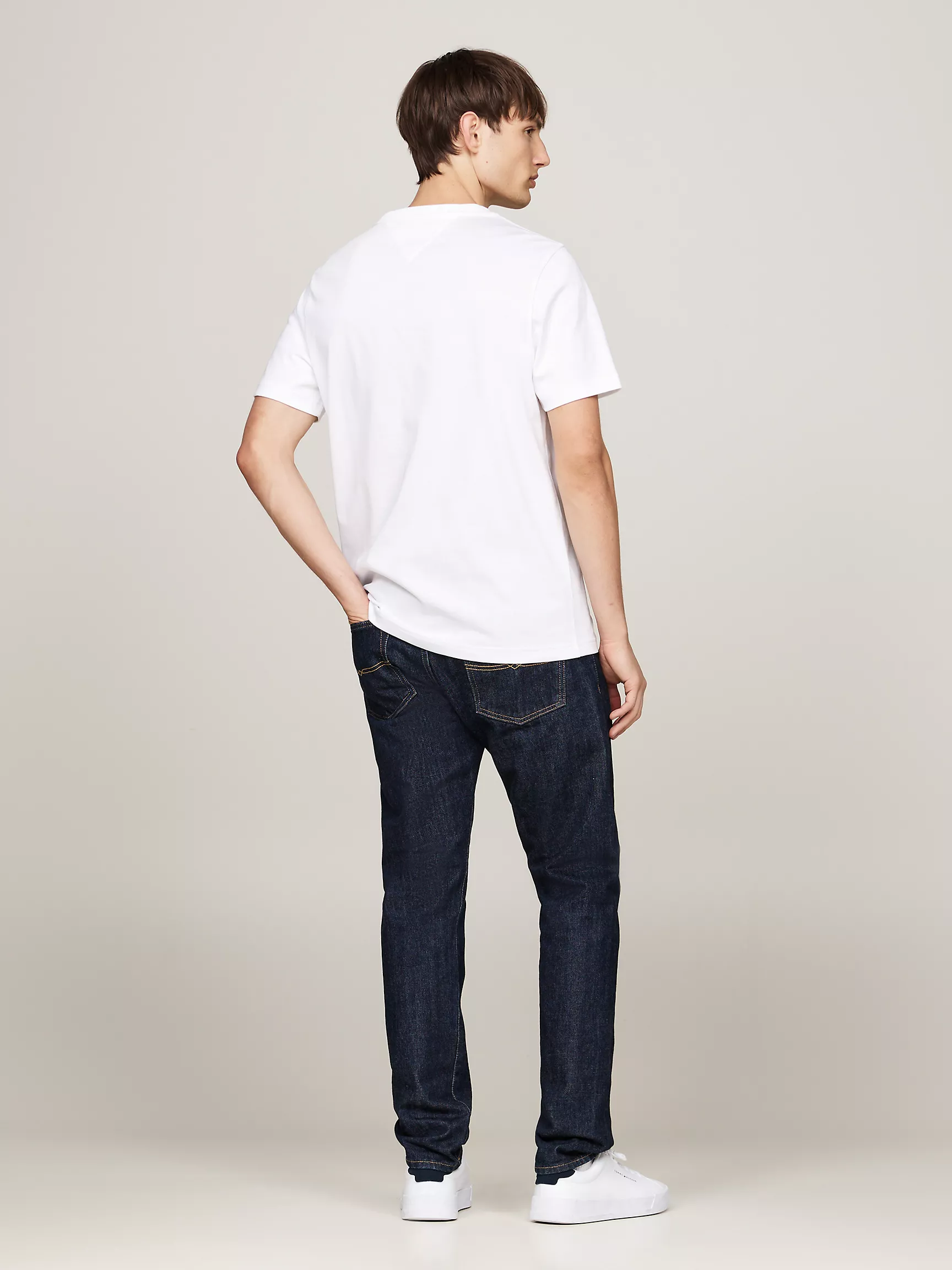 Мужская футболка Tommy Hilfiger, Футболка с вышитым логотипом Tommy Arch