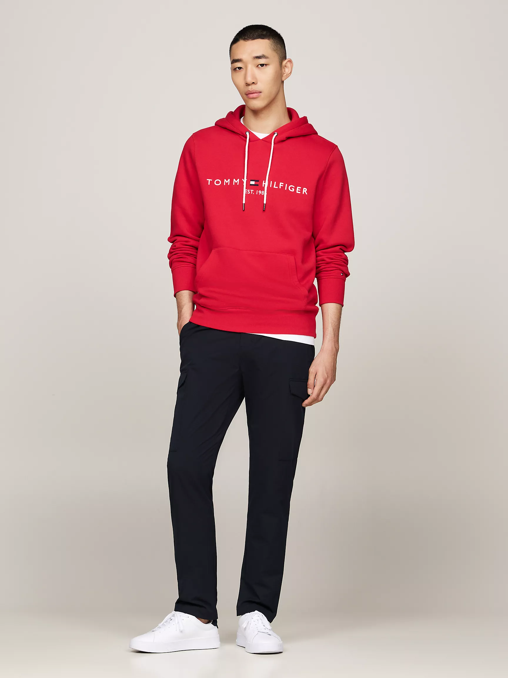 Мужские брюки Tommy Hilfiger, Свободные зауженные брюки-карго