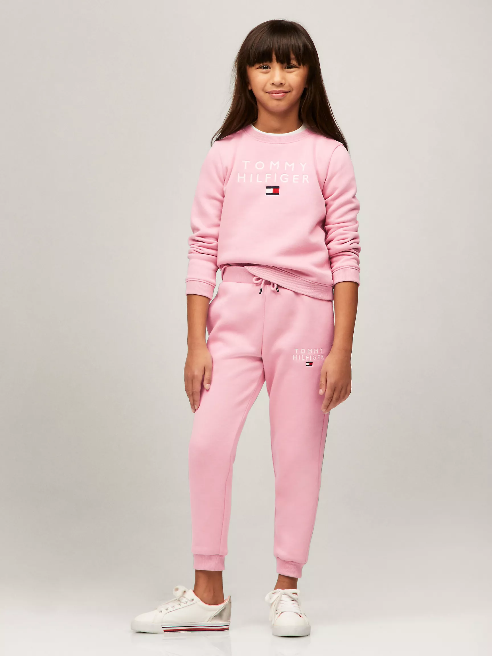 Толстовка для девочек Tommy Hilfiger, Детский свитшот с логотипом Tommy