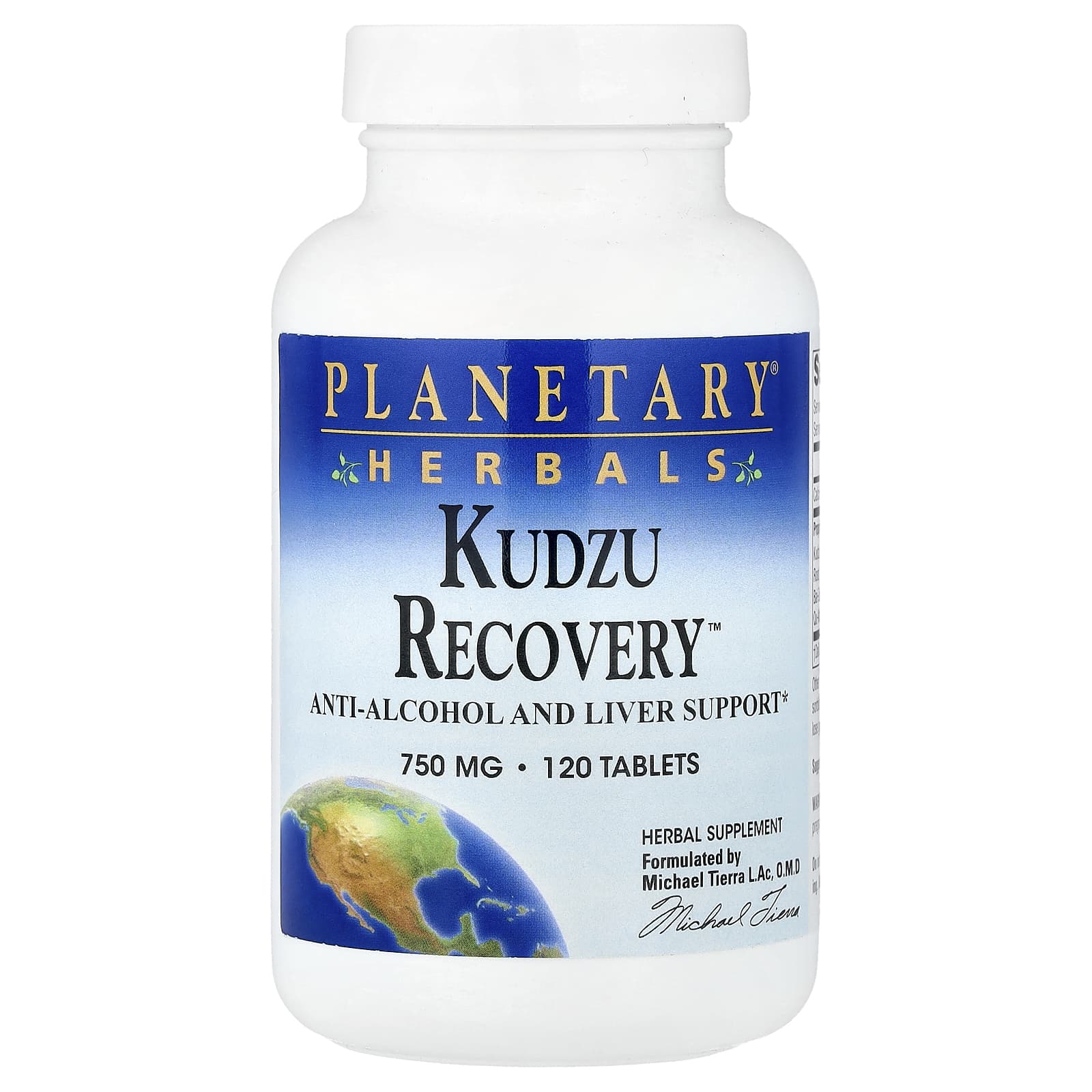 Planetary Herbals, Kudzo Recovery™, 120 таблеток