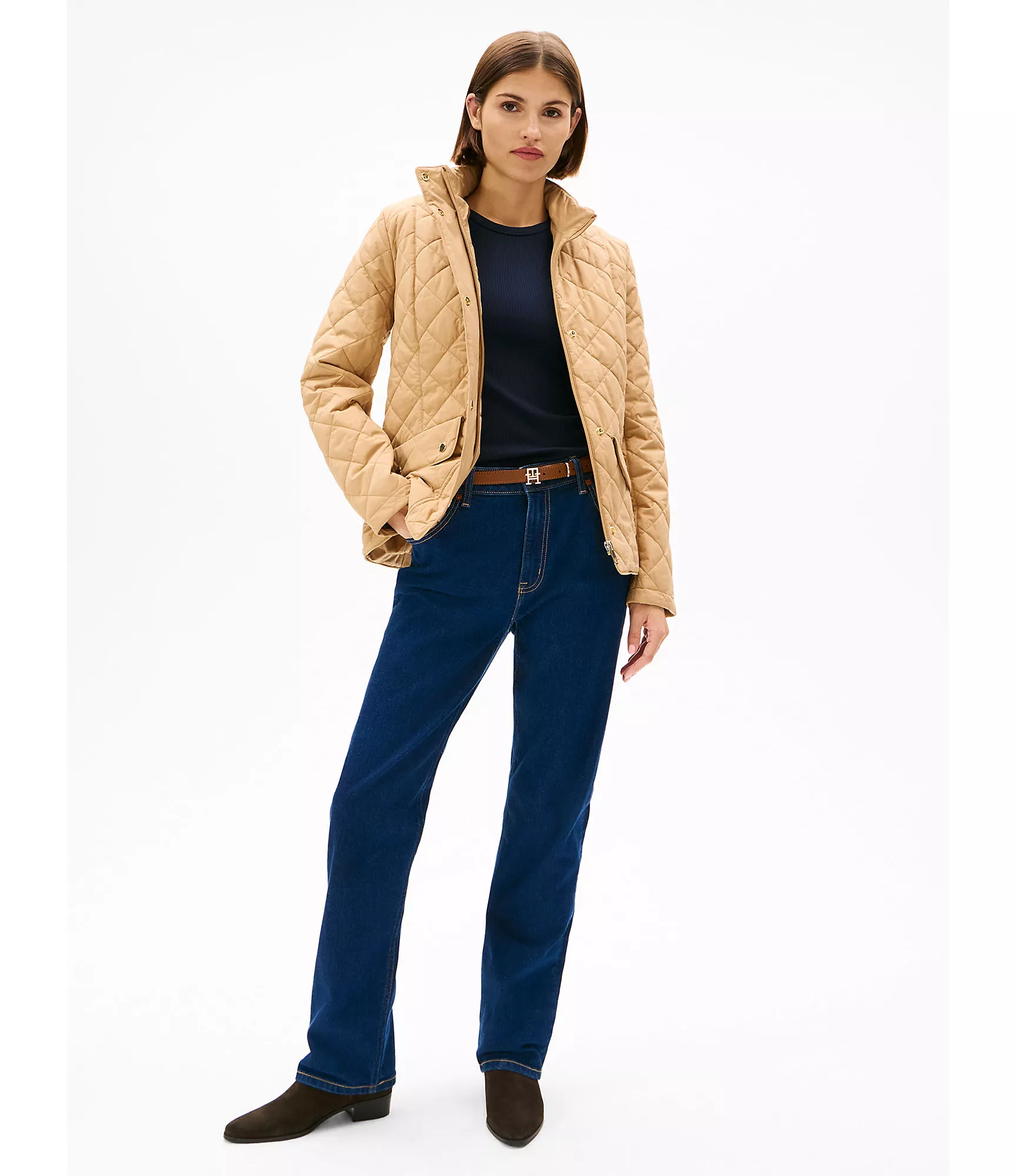 Женская куртка Tommy Hilfiger, Стеганая куртка для верховой езды