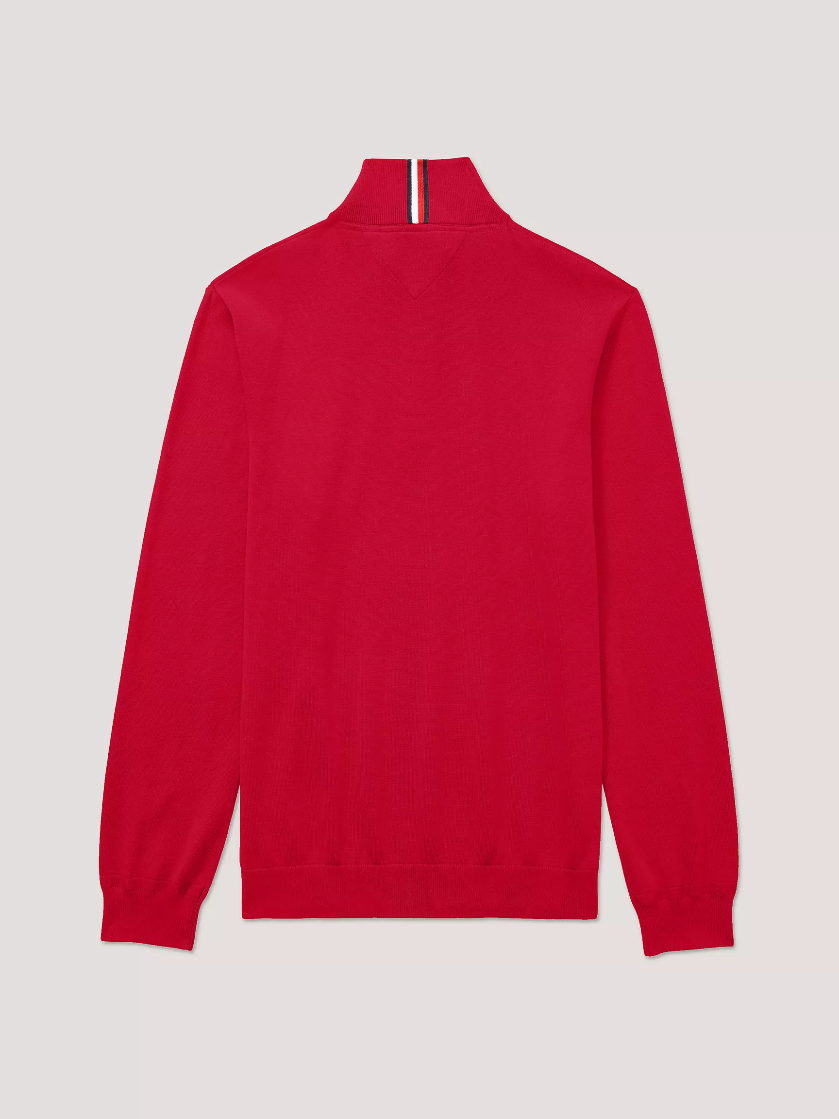 Мужской свитер Tommy Hilfiger, Однотонный свитшот на молнии с высоким воротником