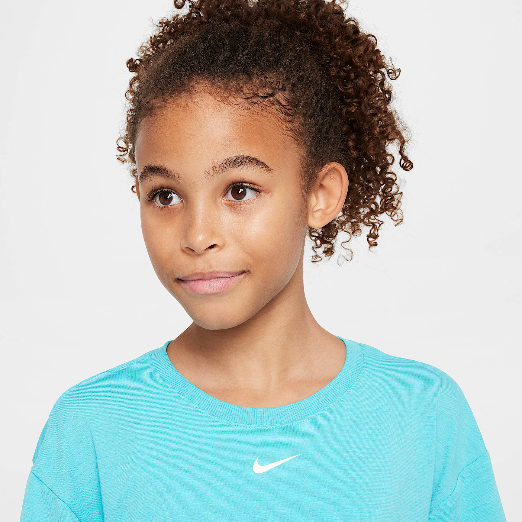 Nike One Relaxed Big Kids' (Girls') Dri-FIT Short-Sleeve Top