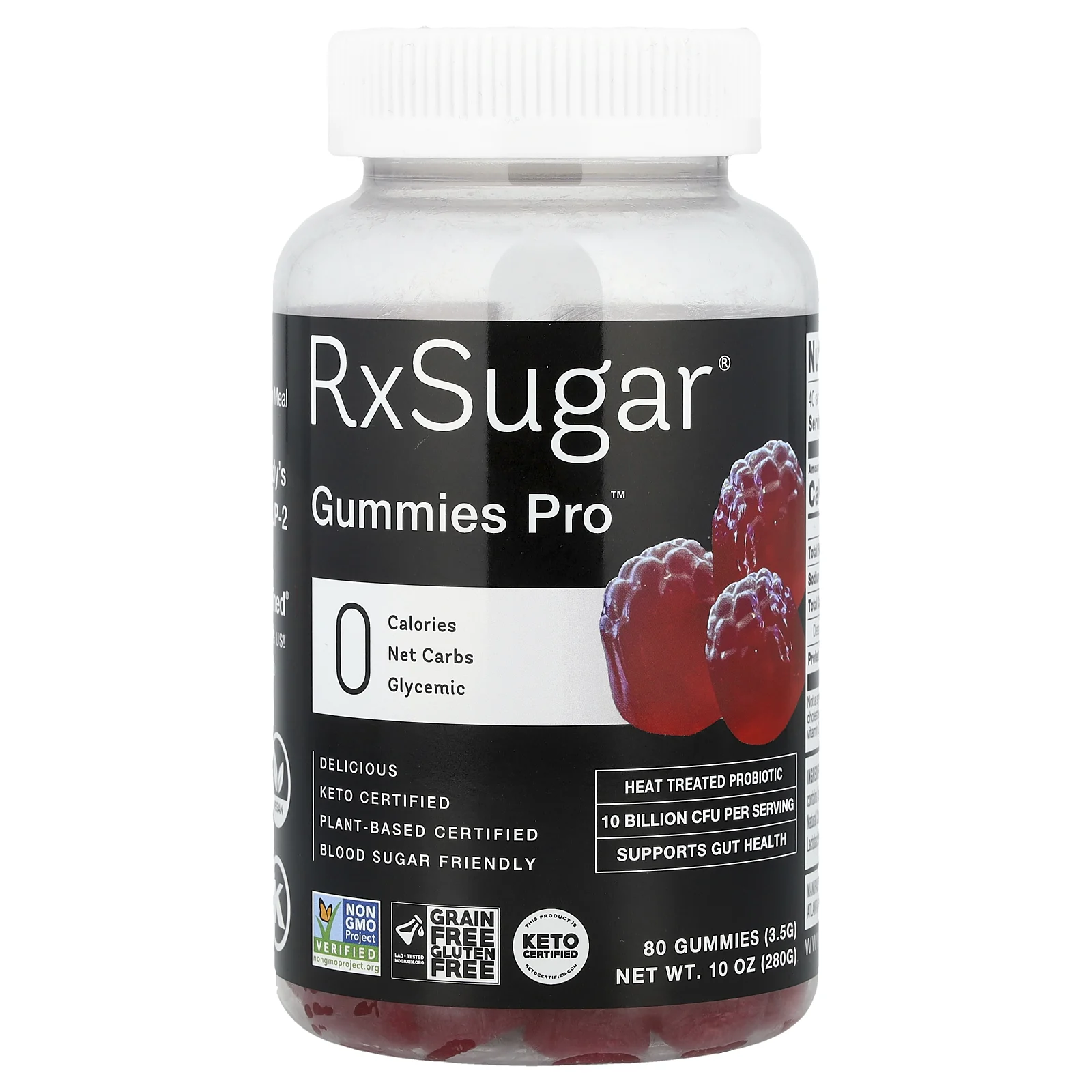 RxSugar , Gummies Pro ™, 80 жевательных таблеток