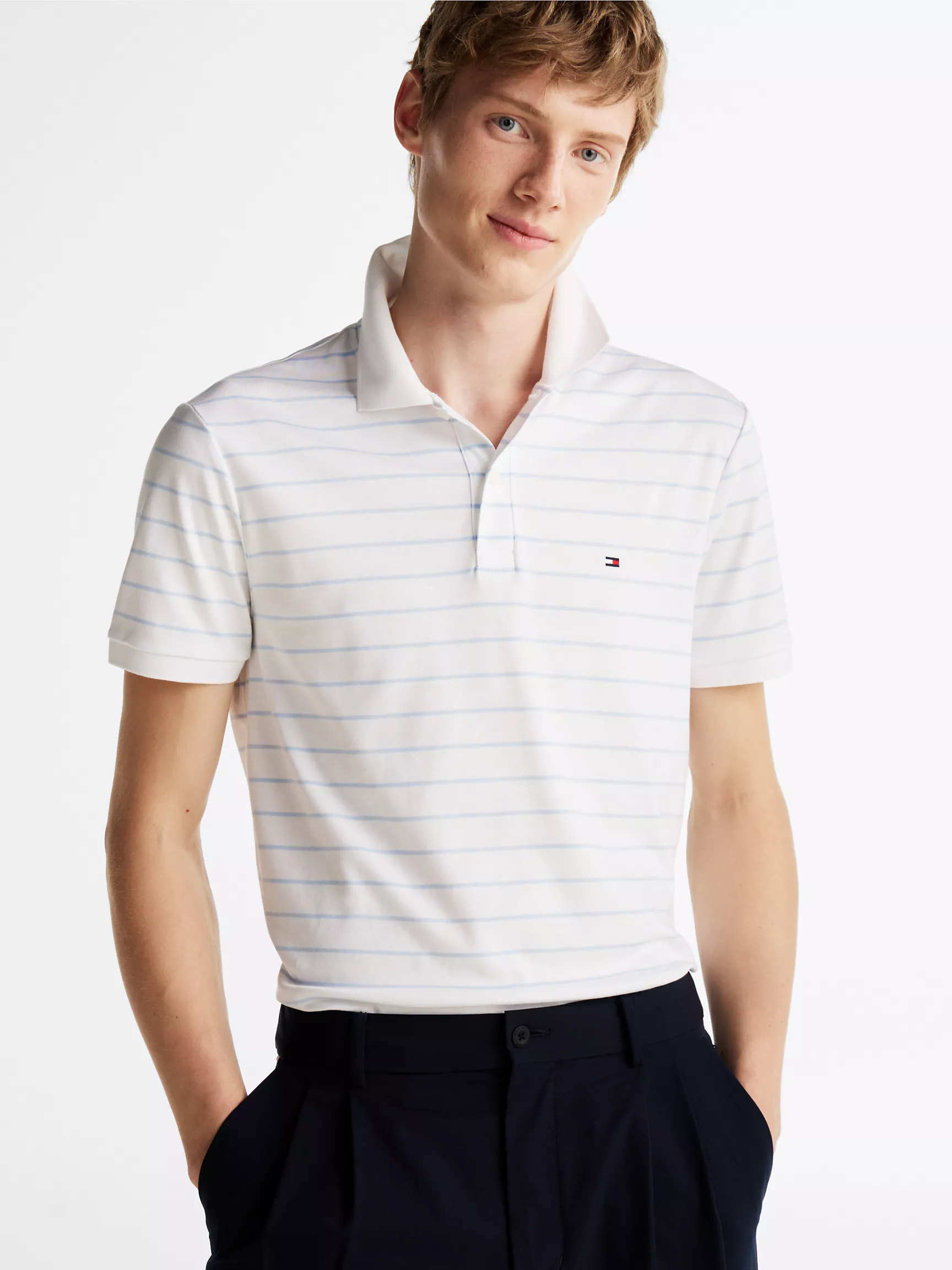 Мужское поло Tommy Hilfiger, Хлопковое поло стандартного кроя