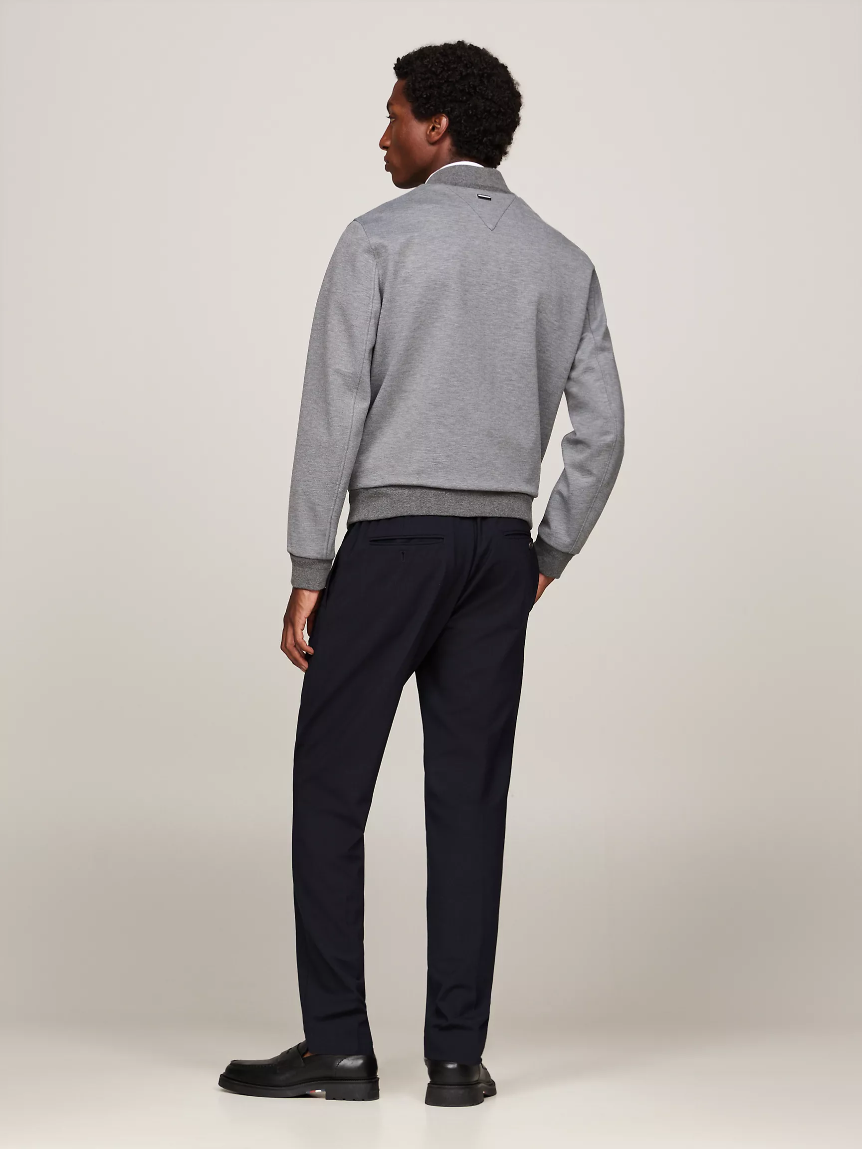 Мужская куртка Tommy Hilfiger, Блейзер-бомбер из миланского трикотажа