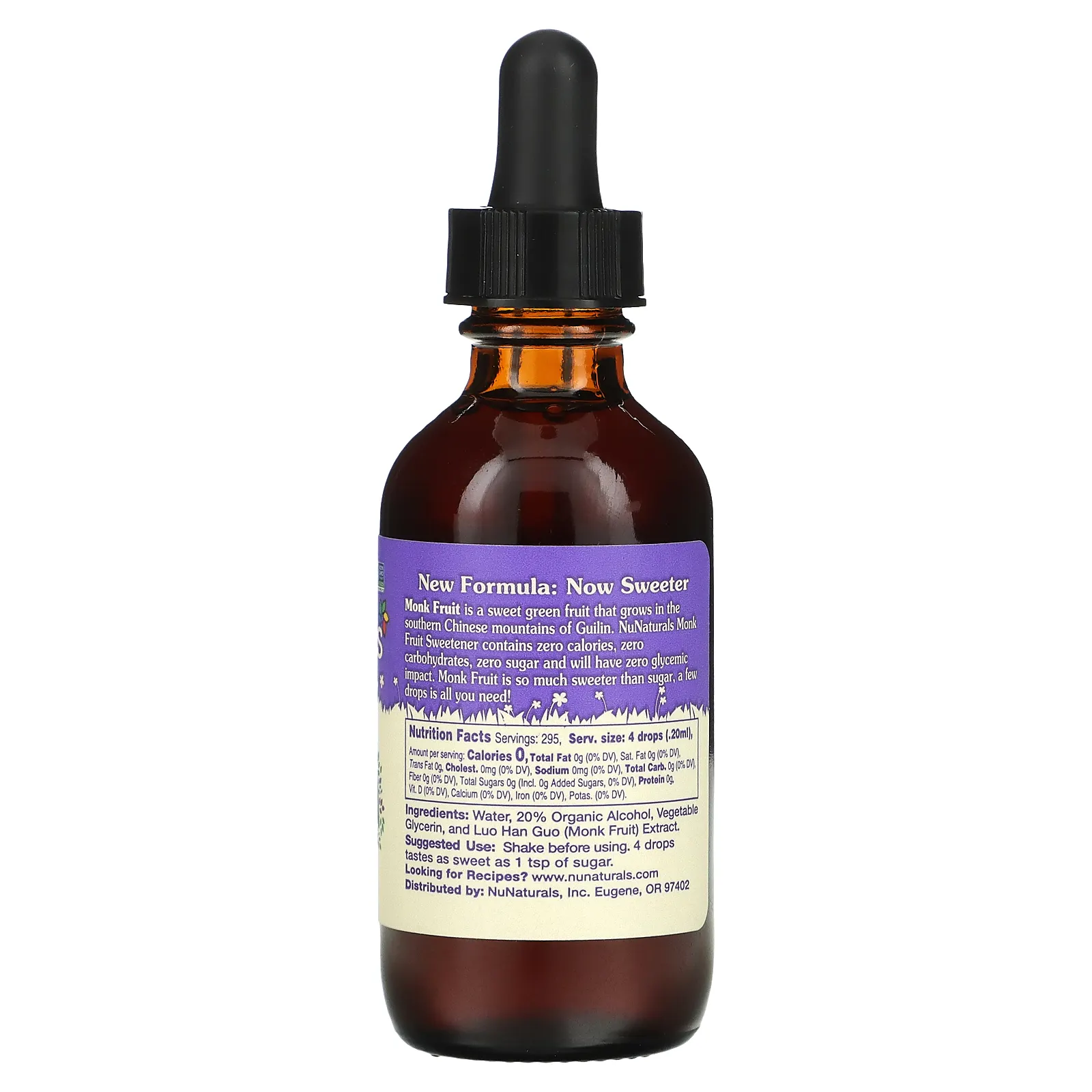 NuNaturals, Подсластитель из архата, 59 мл (2 унции)