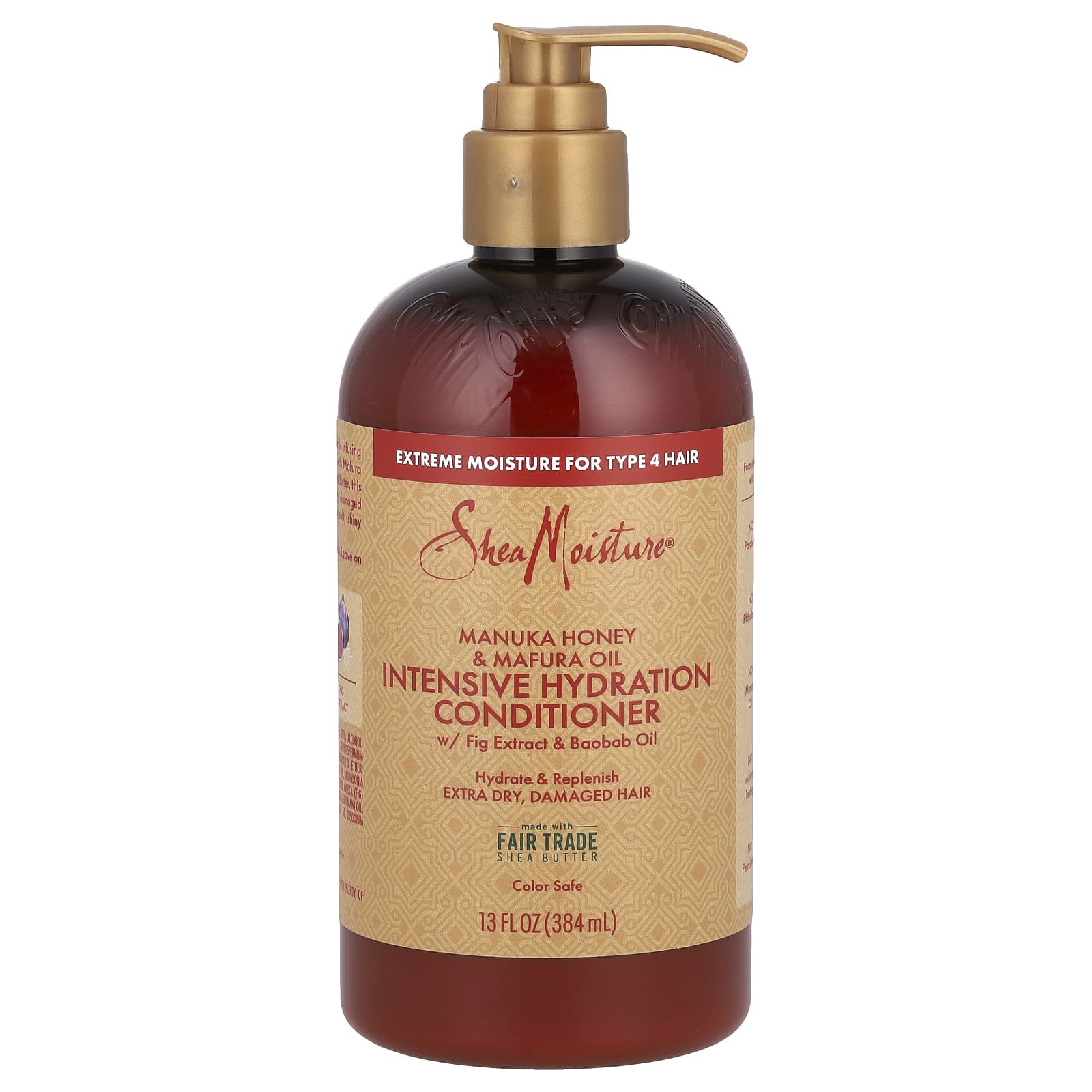 SheaMoisture, кондиционер для интенсивного увлажнения, мед манука и масло мафуры, 384 мл (13 жидк. унций)
