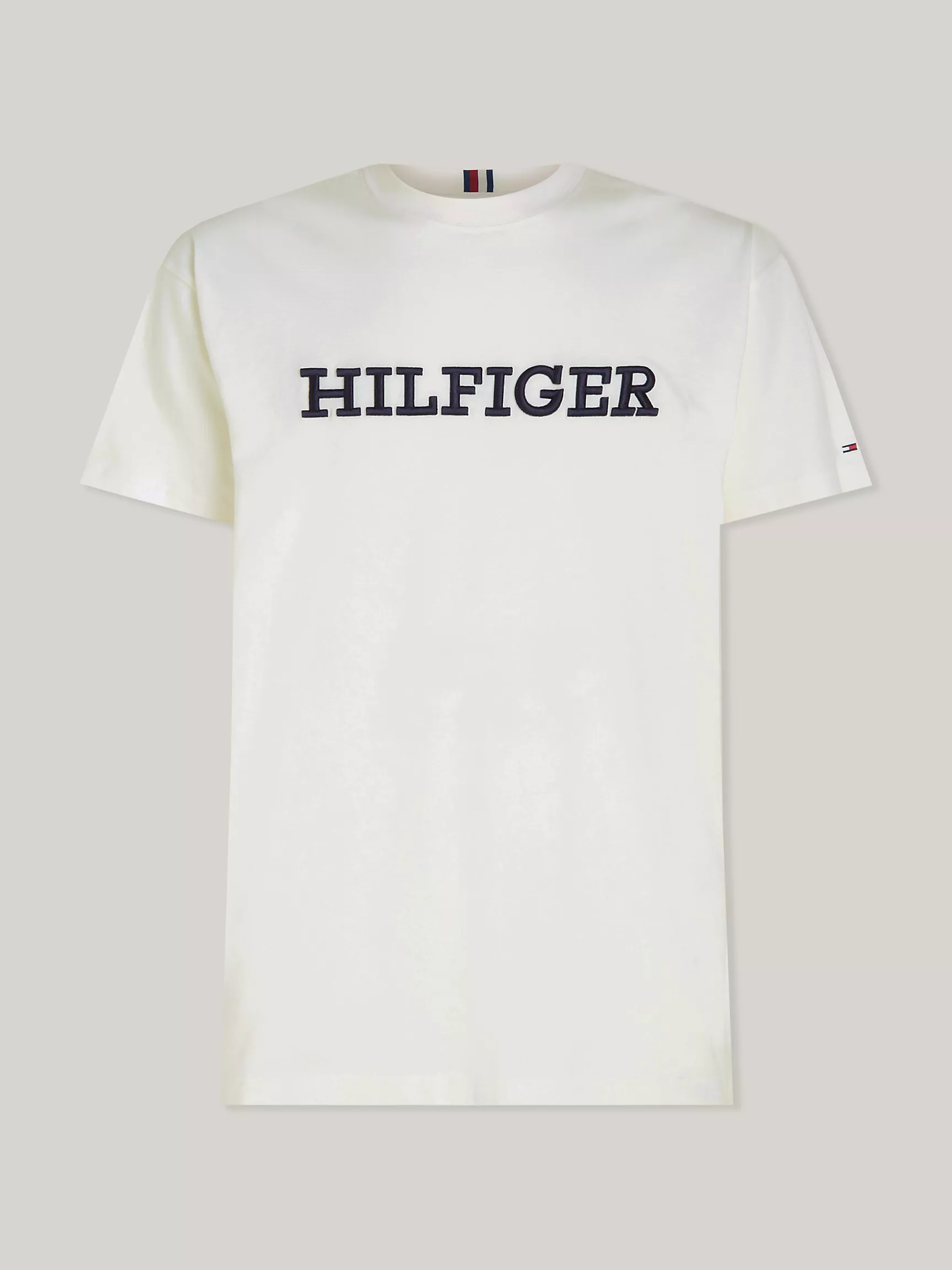 Мужская футболка Tommy Hilfiger, Футболка с вышитым монограммным логотипом