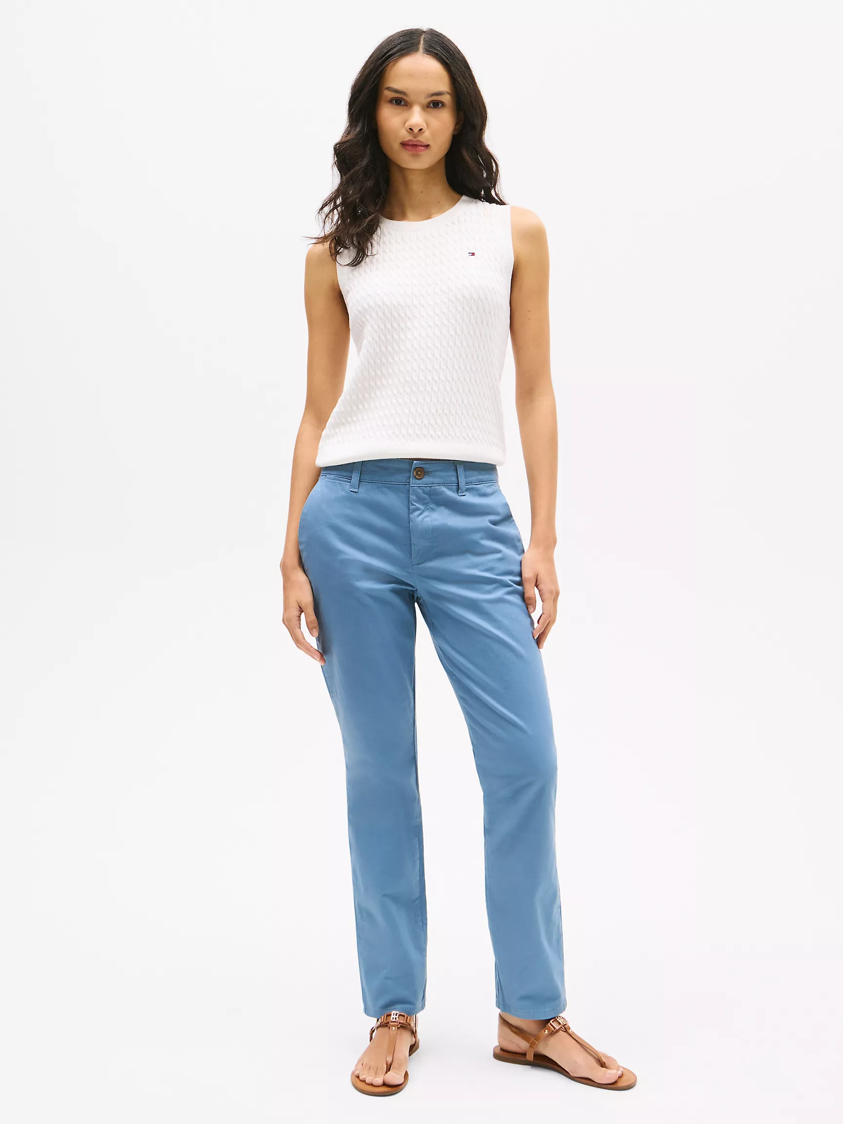 Женские брюки Tommy Hilfiger, Приталенные брюки чинос