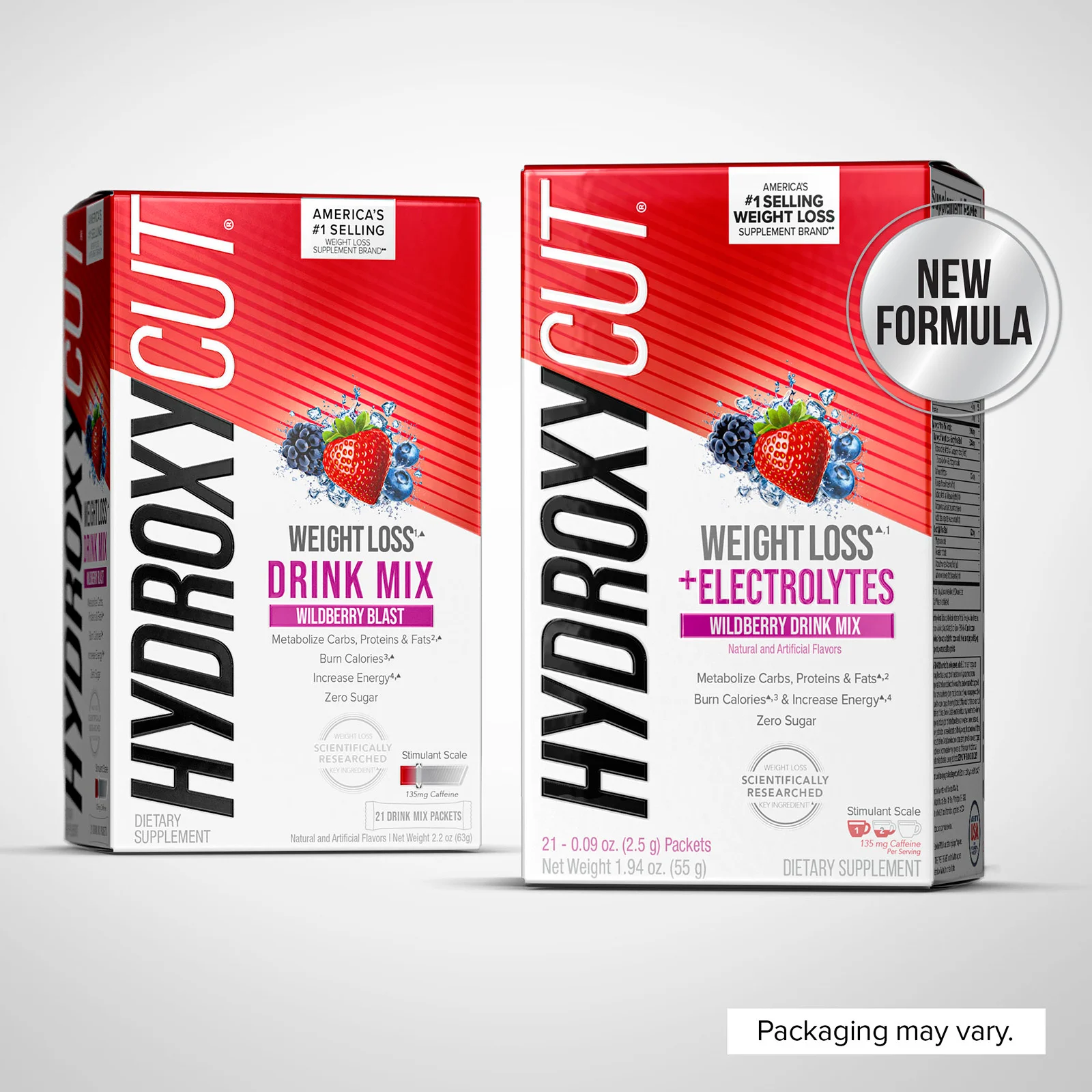 Hydroxycut, смесь для приготовления напитка для снижения веса, со вкусом лесных ягод, 21 пакетик по 2,5 г