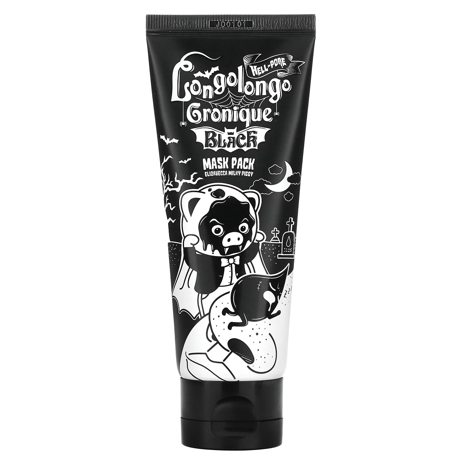 Elizavecca, Milky Piggy, Hell-Pore, упаковка маскок-пленок с древесным углем для глубокого очищения пор, 100 мл (3,38 жидк. унции)