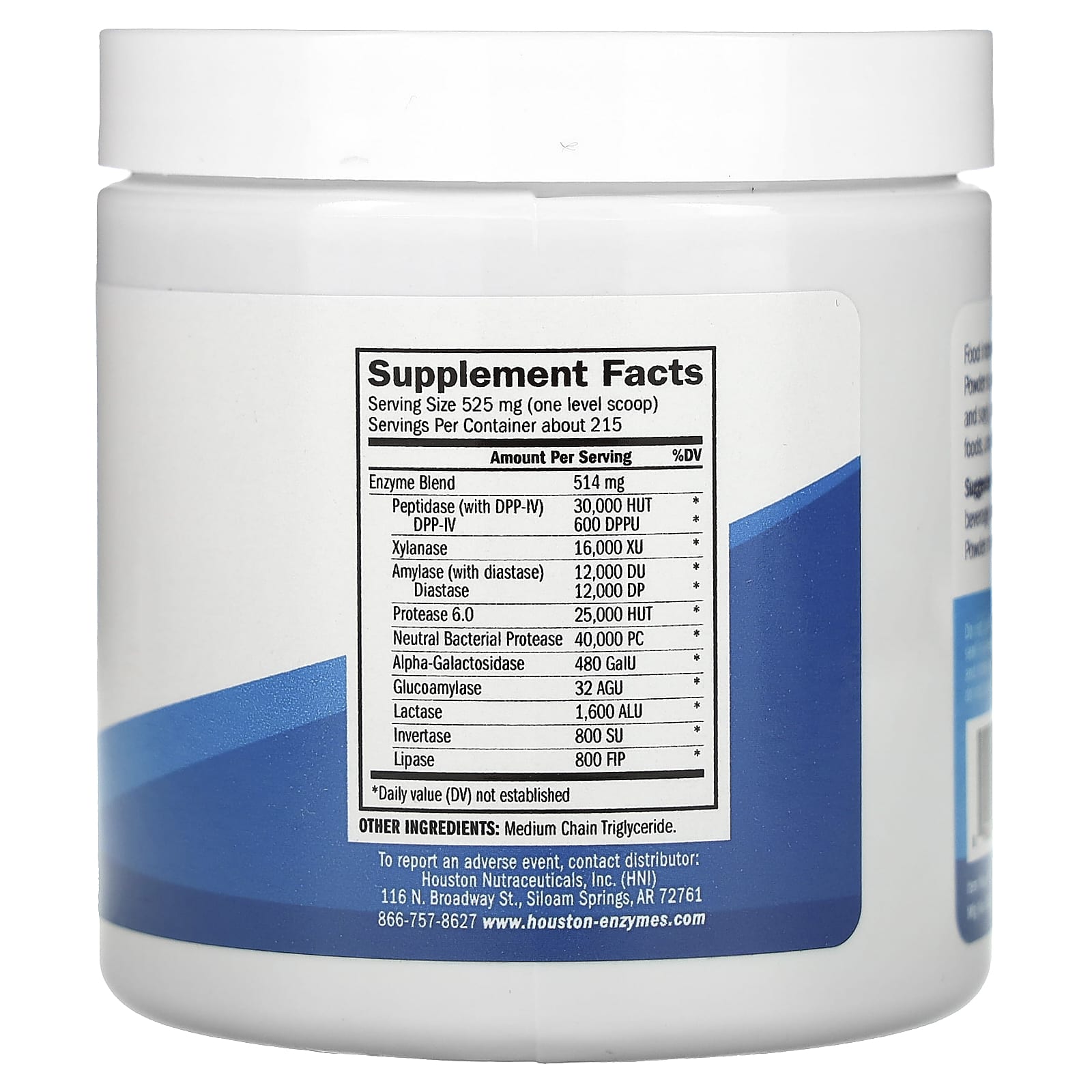 Houston Enzymes, TriEnza, порошок, 115 г