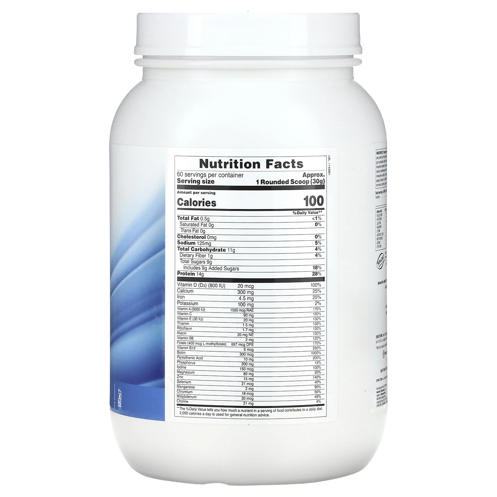 NaturesPlus, Spiru-Tein, протеиновый порошок, со вкусом ванили, 1800 г (4 фунта)