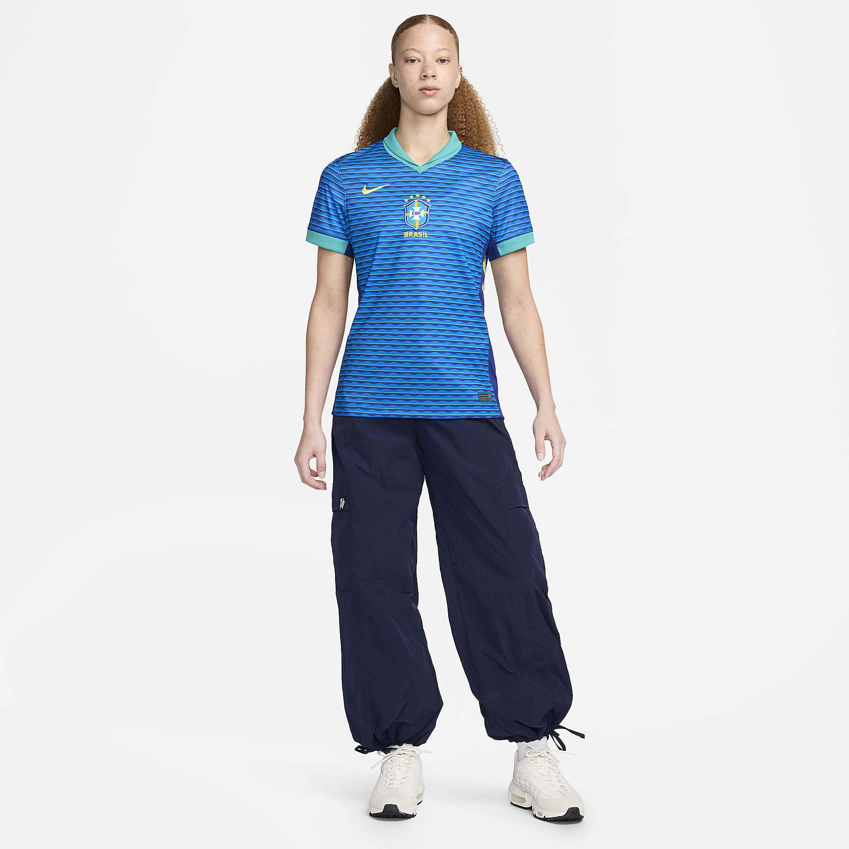 Brazil 2024 Stadium Away Women's Nike Dri-FIT Soccer Replica Jersey