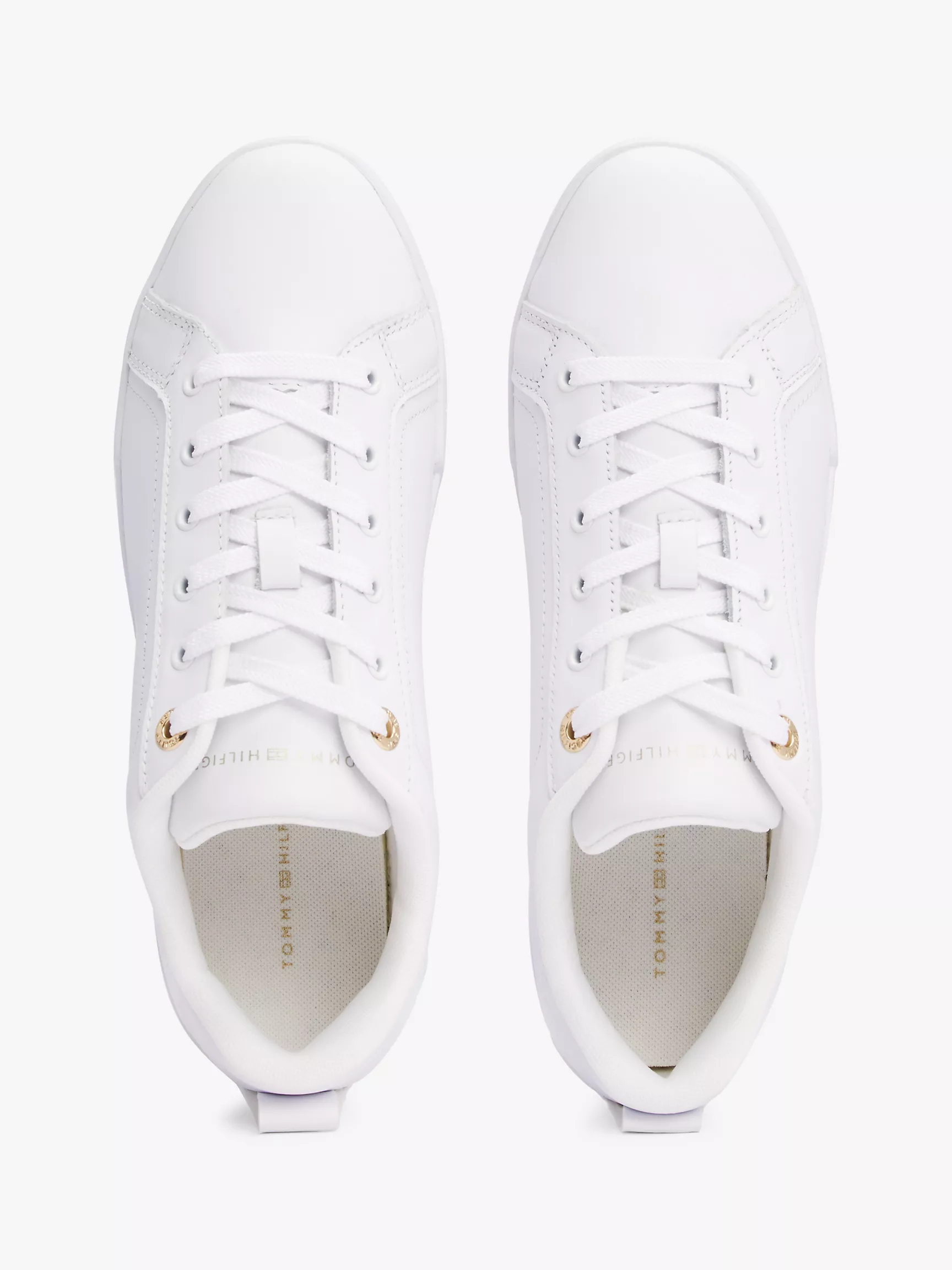 Женские кроссовки Tommy Hilfiger, Кожаные кеды с логотипом Hilfiger