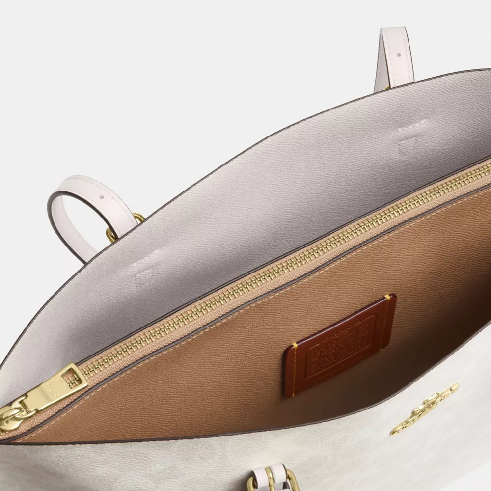 Сумка COACH Mollie Tote Bag In Signature Canvas